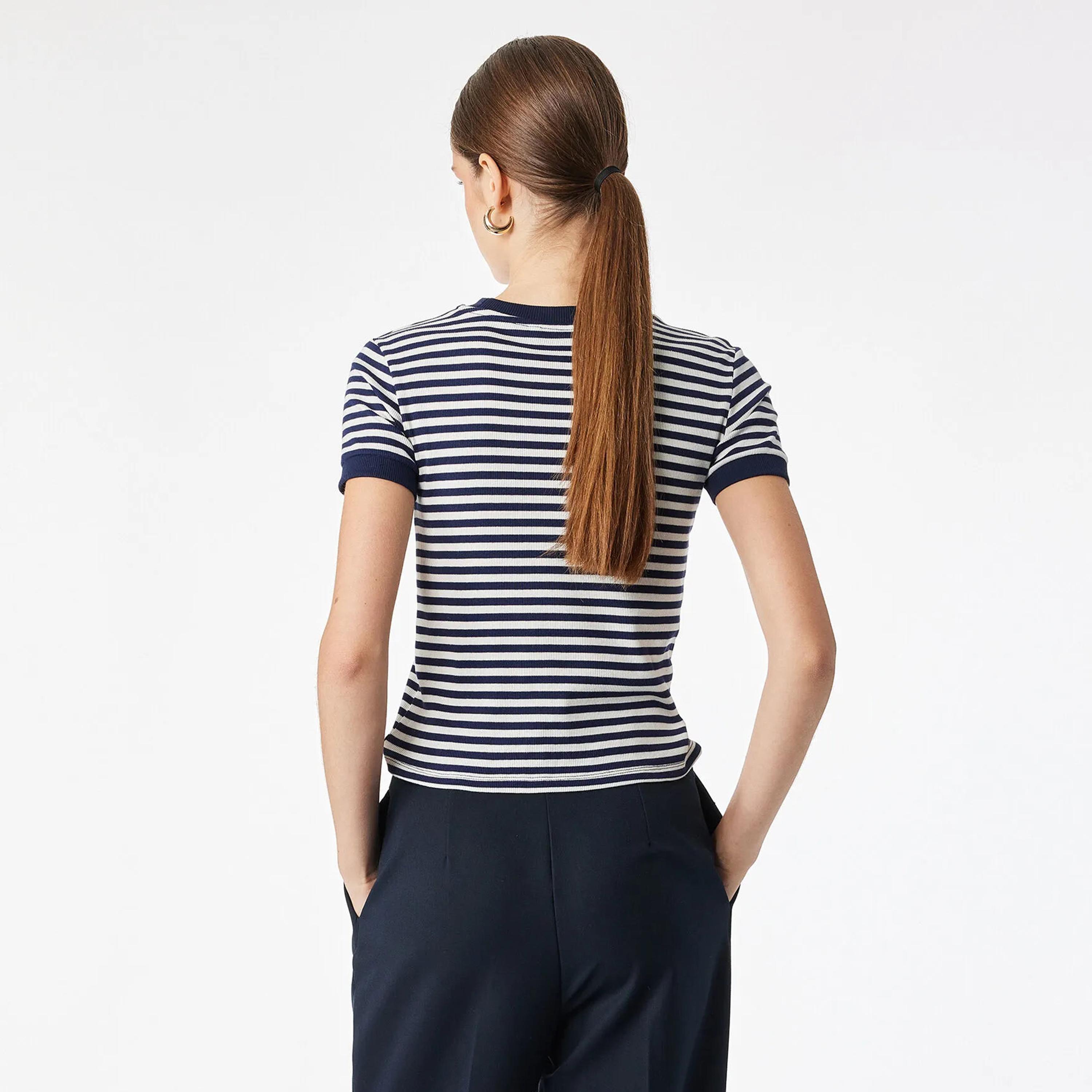 KOTON Striped Women's T-Shirt-women-clothing-tshirts-image-4