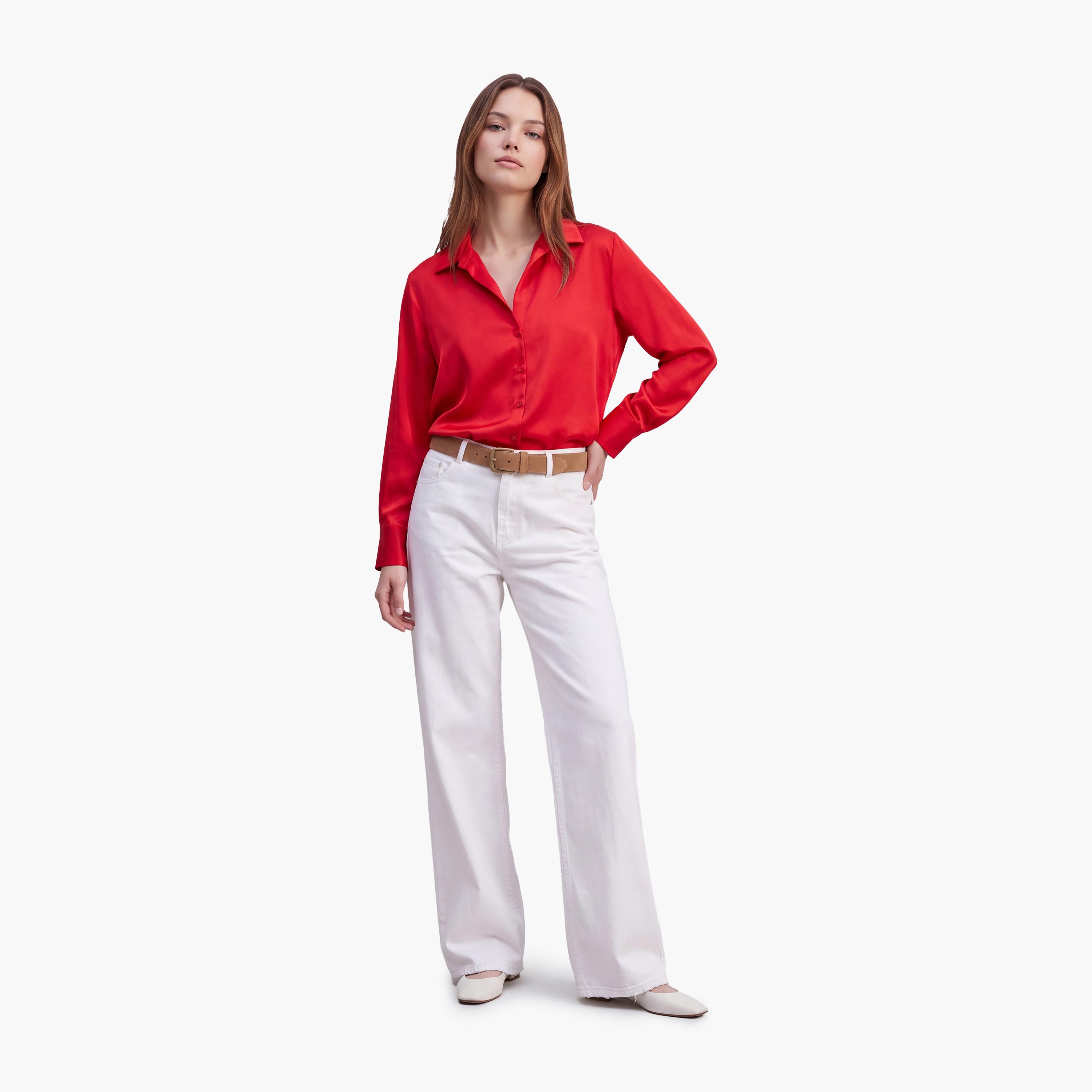 KOTON Collared Women's Shirt-women-clothing-shirtsandblouses-shirts-image-2