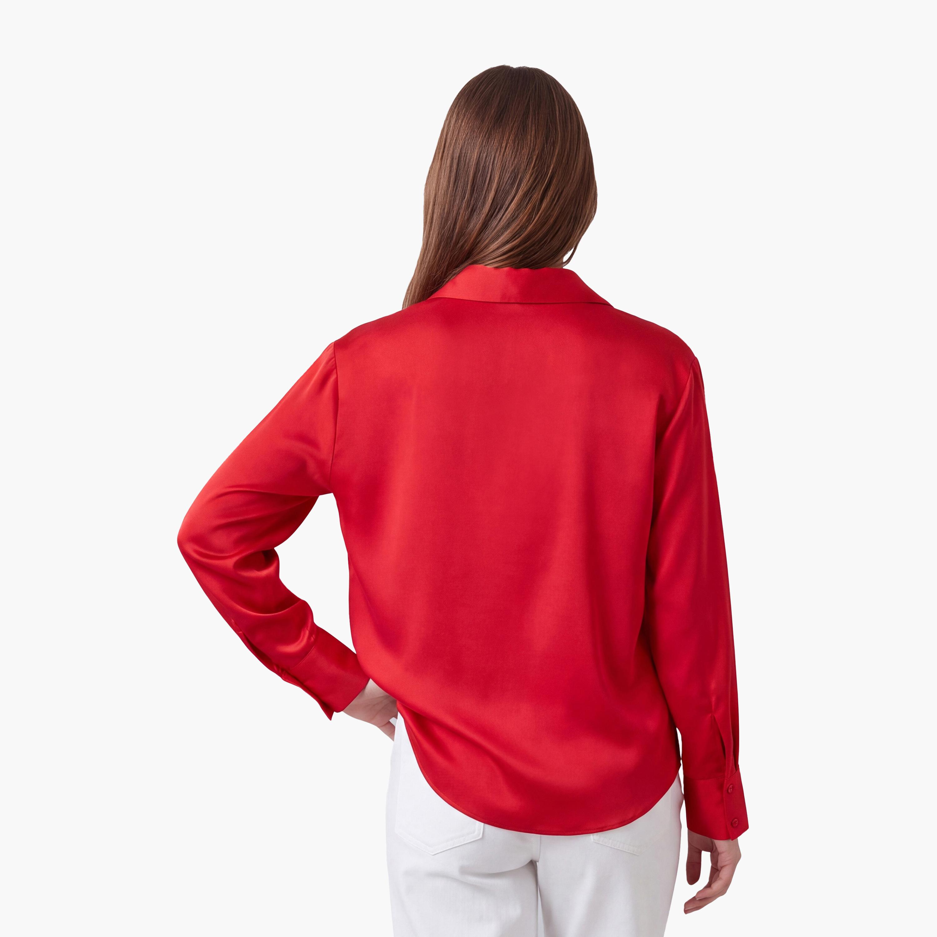 KOTON Collared Women's Shirt-women-clothing-shirtsandblouses-shirts-image-4