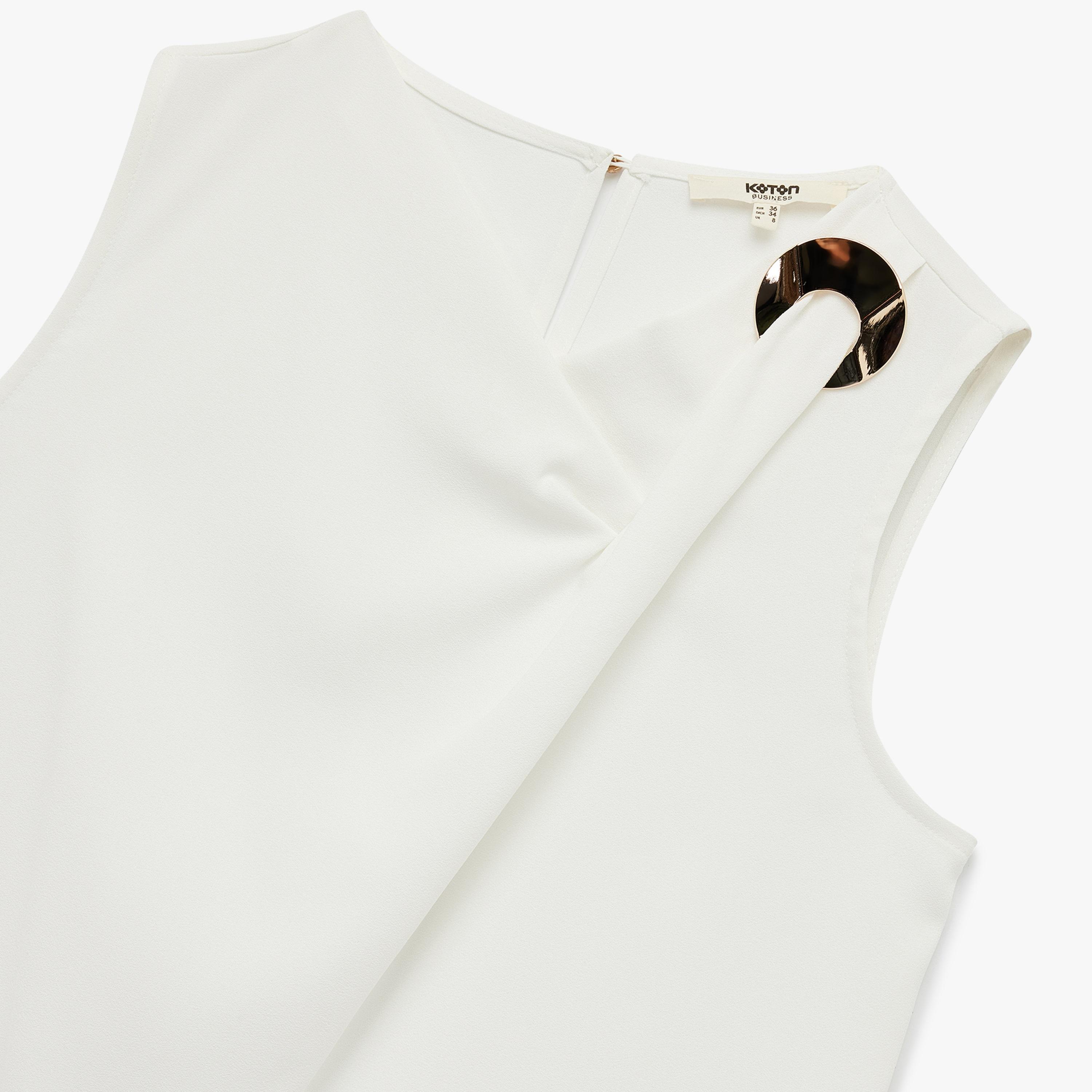 توب حريمي بفتحة رقبة منسدلة (كاول نك) باللون الأبيض من كوتون-women-clothing-shirtsandblouses-blouses-image-6