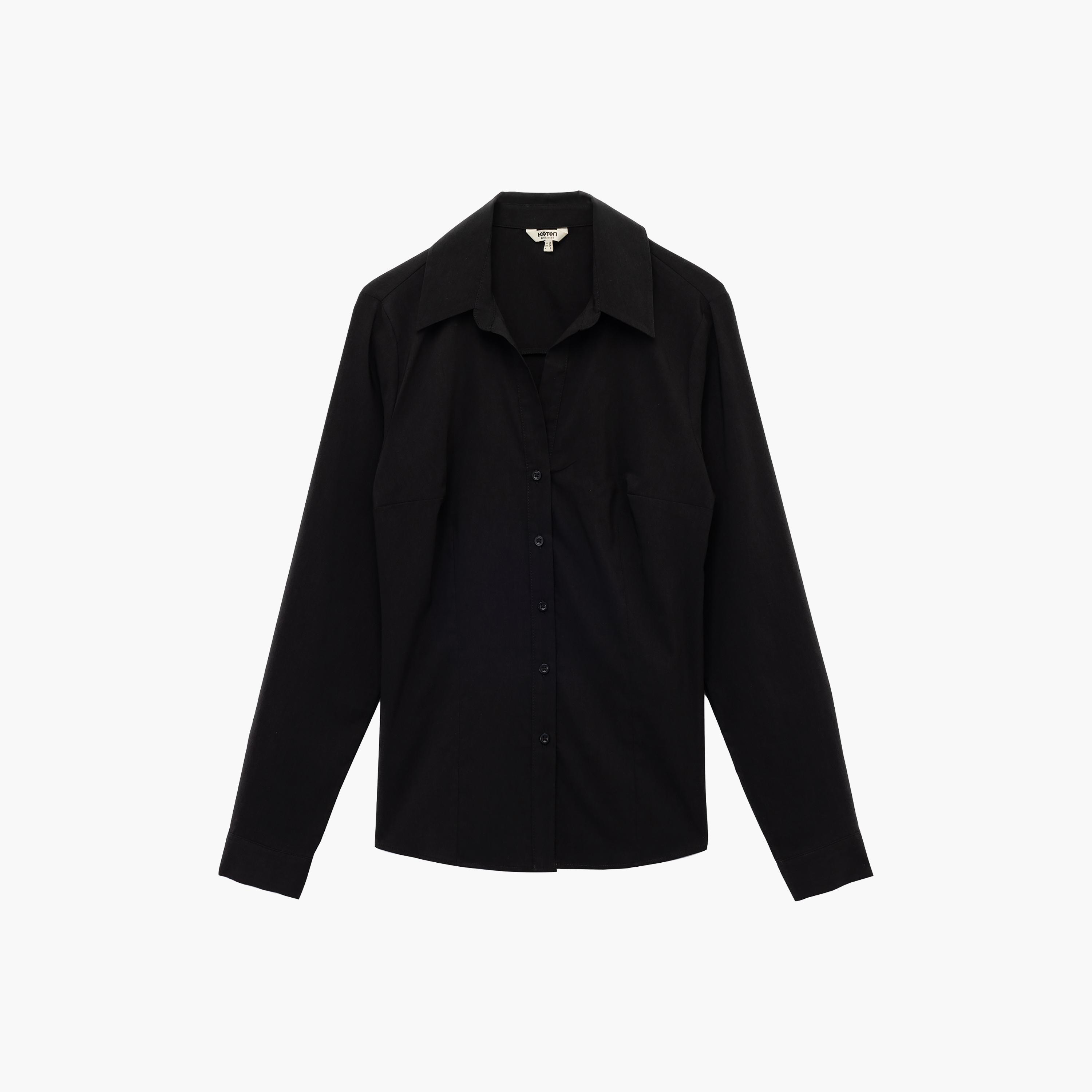 قميص نسائي بياقة من كوتون-women-clothing-shirtsandblouses-shirts-image-3