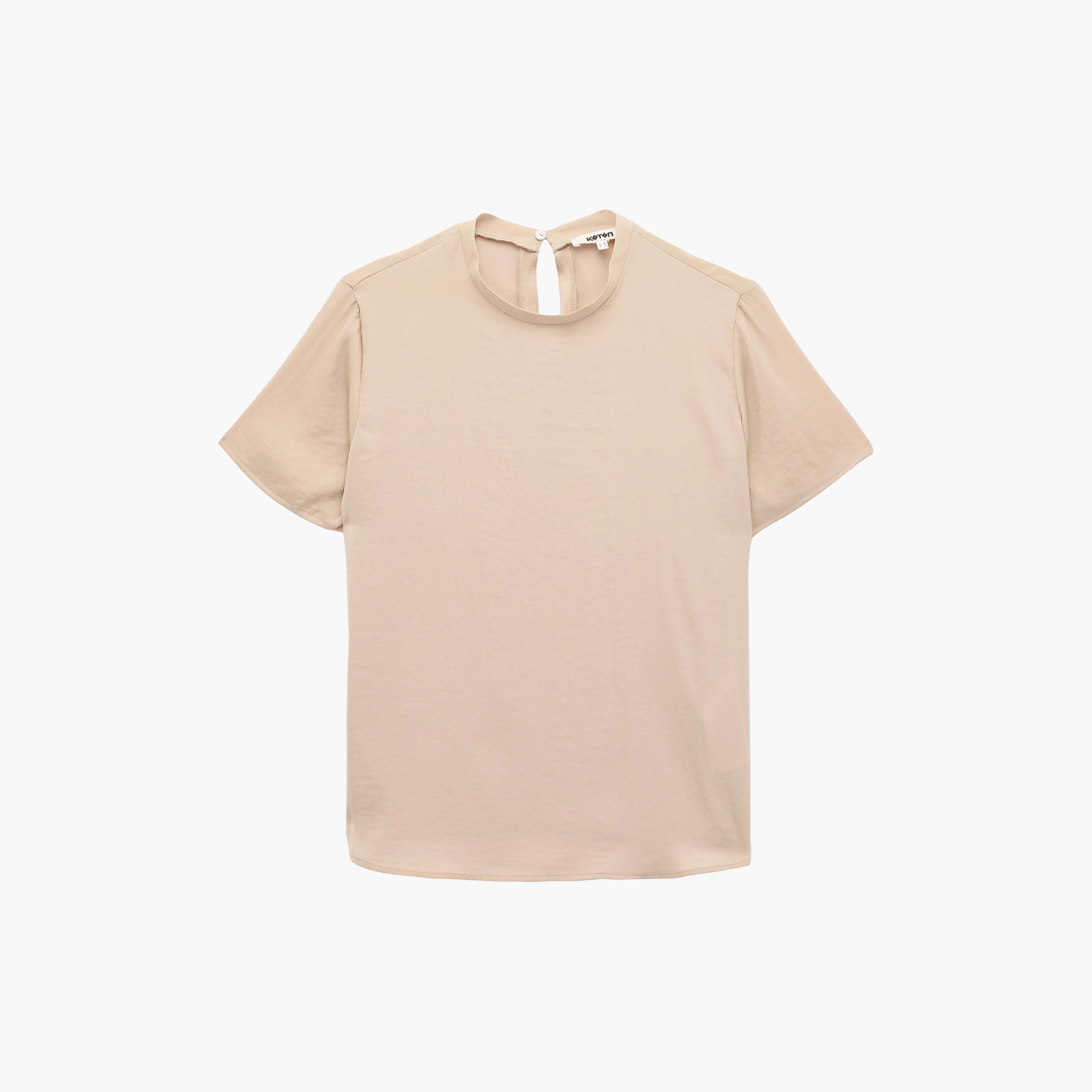 KOTON Beige Women's Top-women-clothing-shirtsandblouses-blouses-image-3