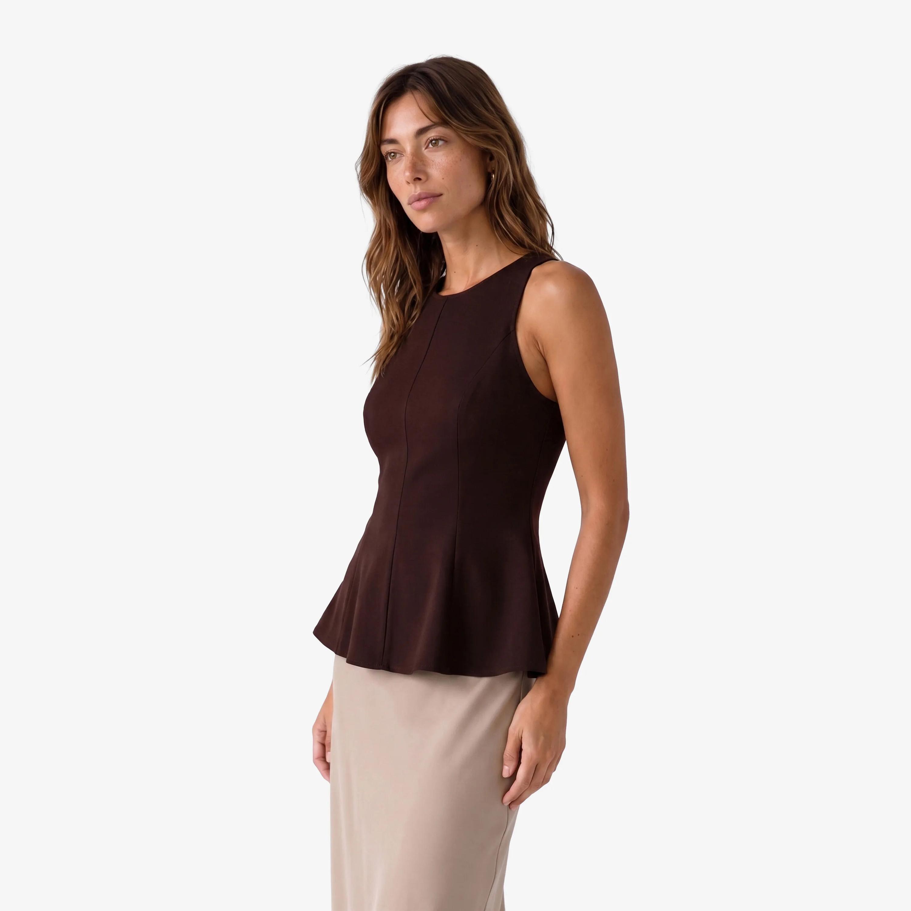 KOTON Women's Peplum Top-women-clothing-plussize-shirtsandblouses-blouses-image-5