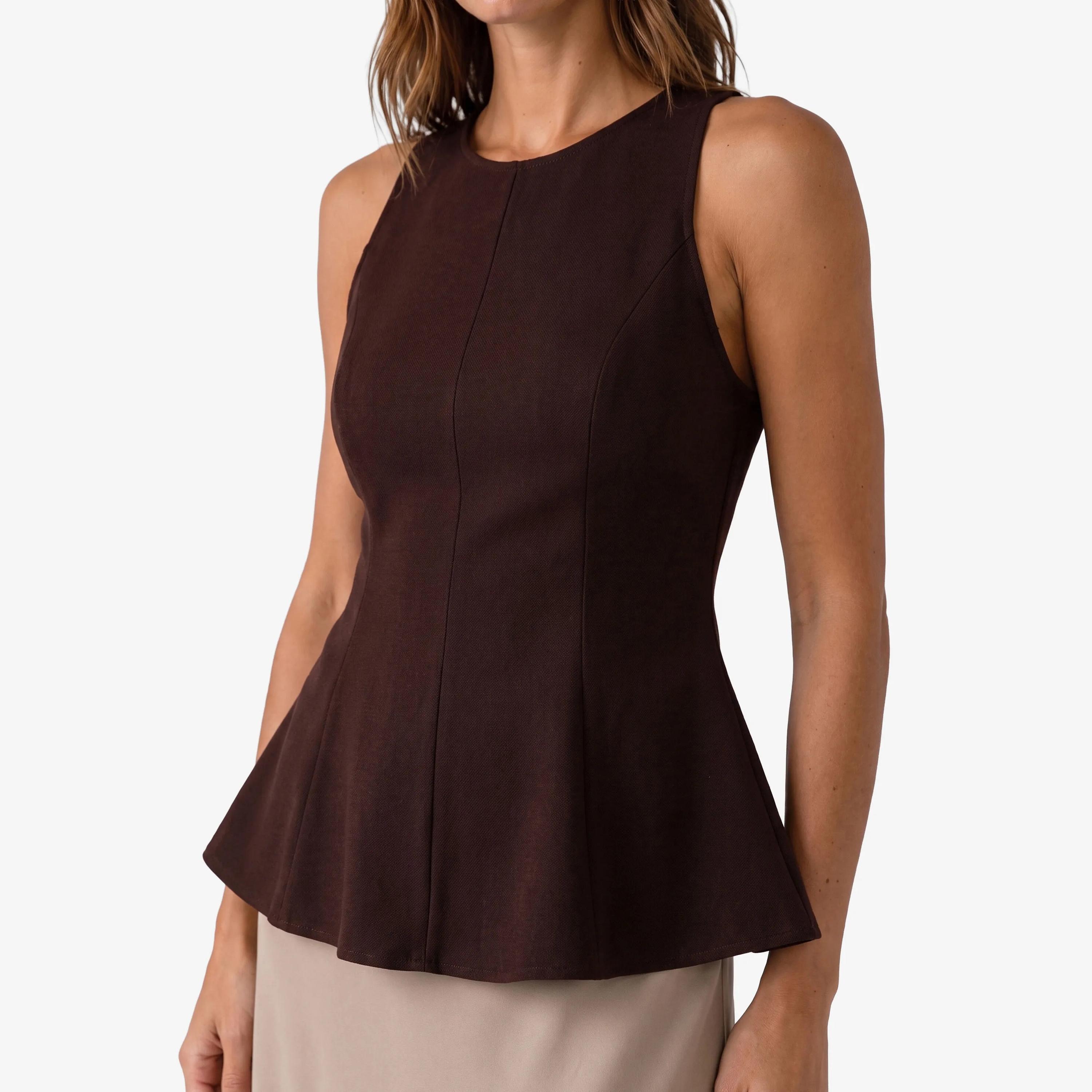 KOTON Women's Peplum Top-women-clothing-plussize-shirtsandblouses-blouses-image-6