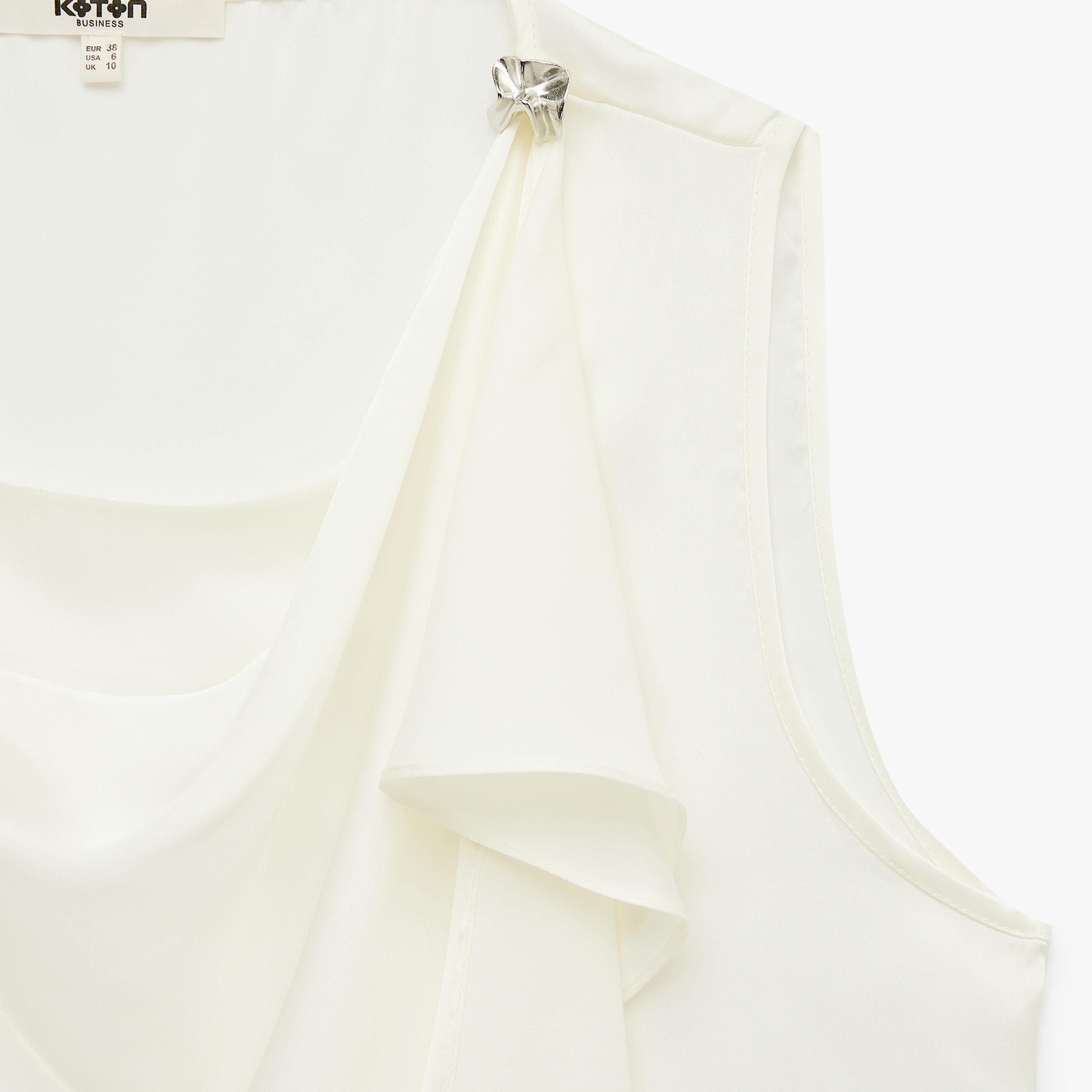 KOTON Cowl Neck Women's Top-women-clothing-shirtsandblouses-blouses-image-3
