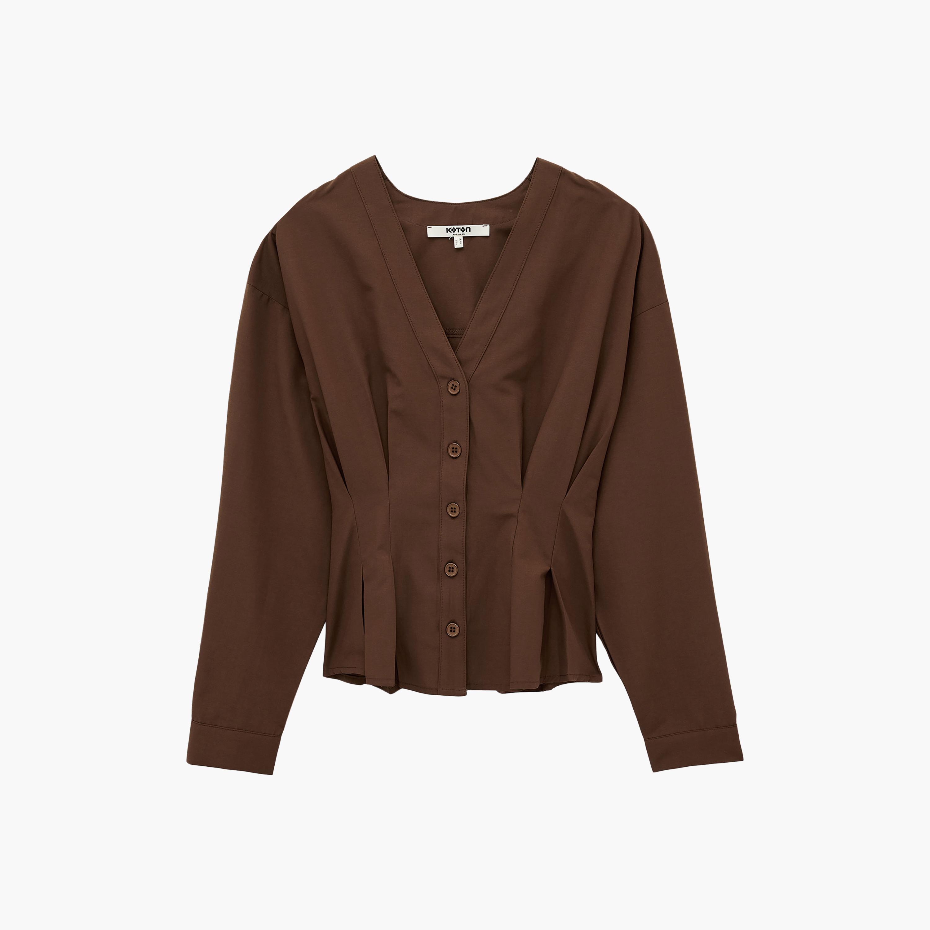 توب بيبلوم حريمي من كوتون-women-clothing-shirtsandblouses-blouses-image-1