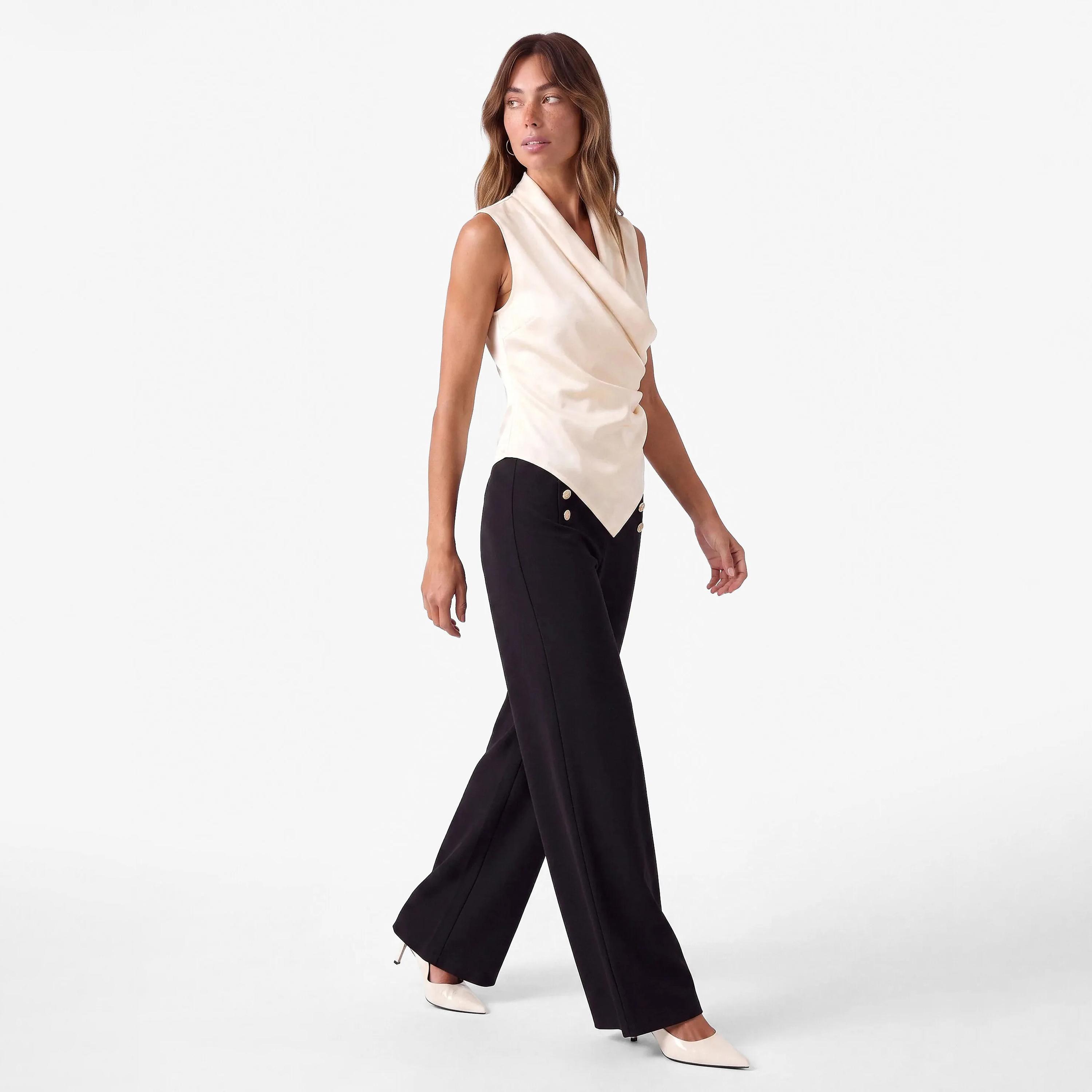KOTON Cotton Women's Wrap Top-women-clothing-shirtsandblouses-blouses-image-2