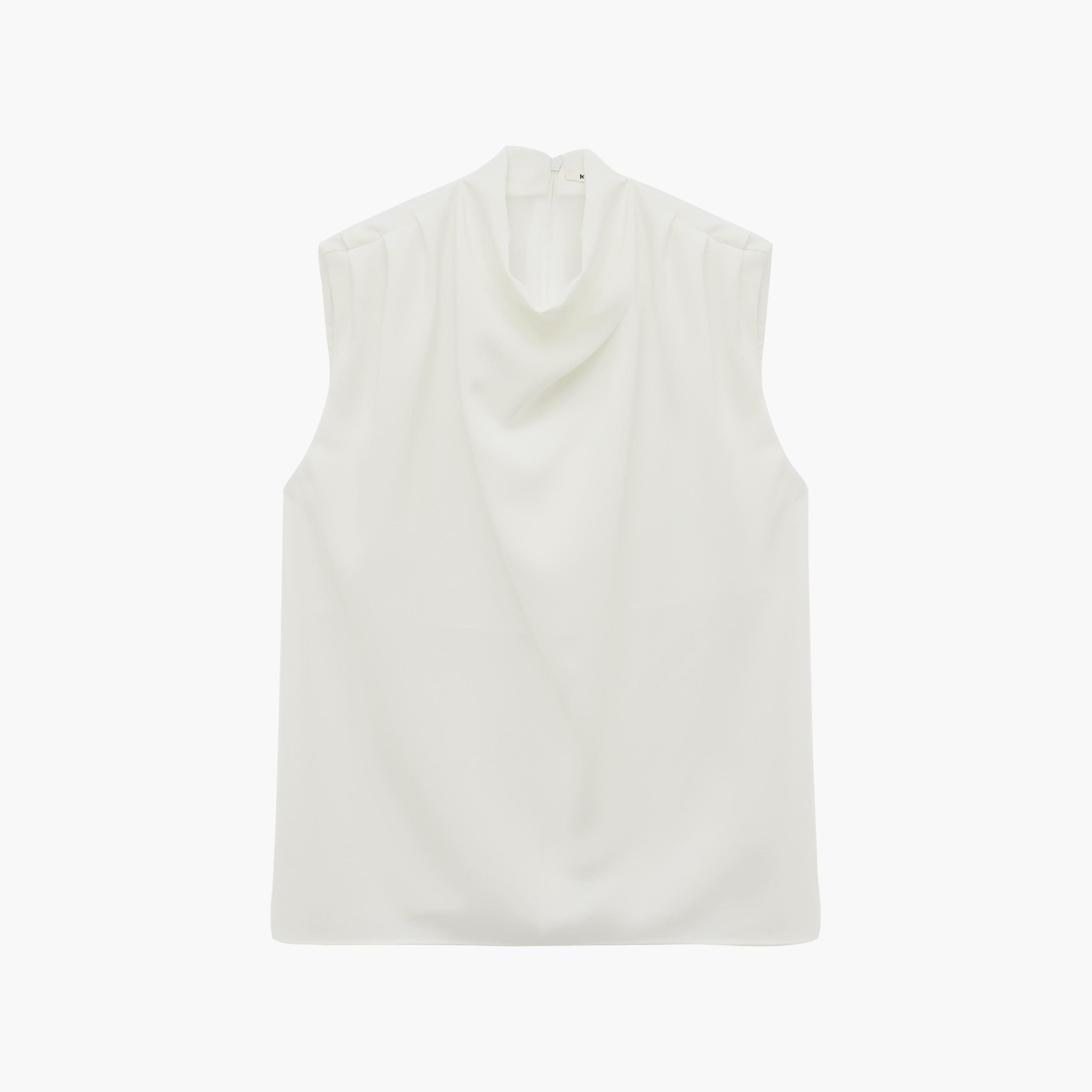 KOTON Cream Women's Top-women-clothing-plussize-shirtsandblouses-blouses-image-1