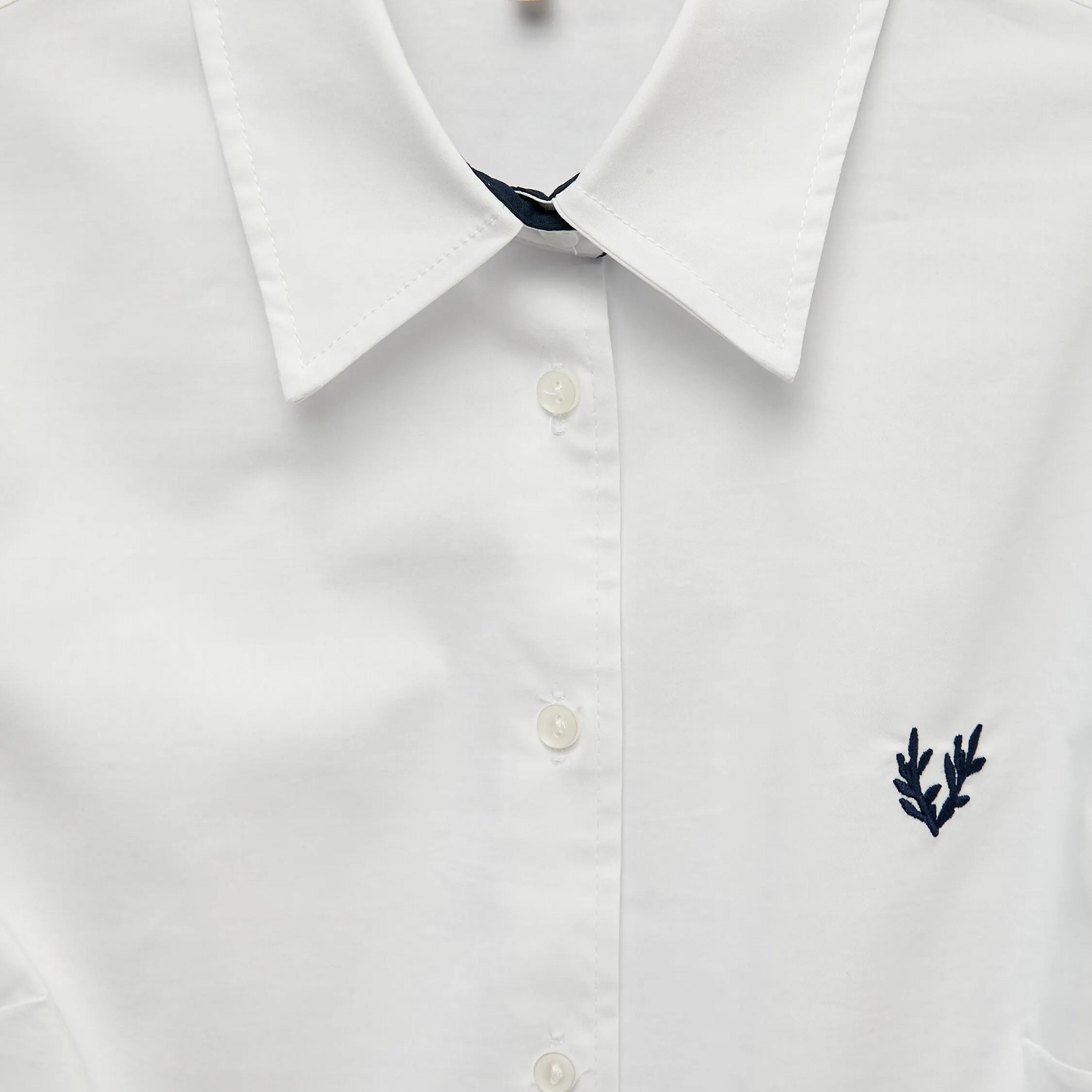 KOTON White Pointed Collar Women's Shirt-women-clothing-shirtsandblouses-shirts-image-7