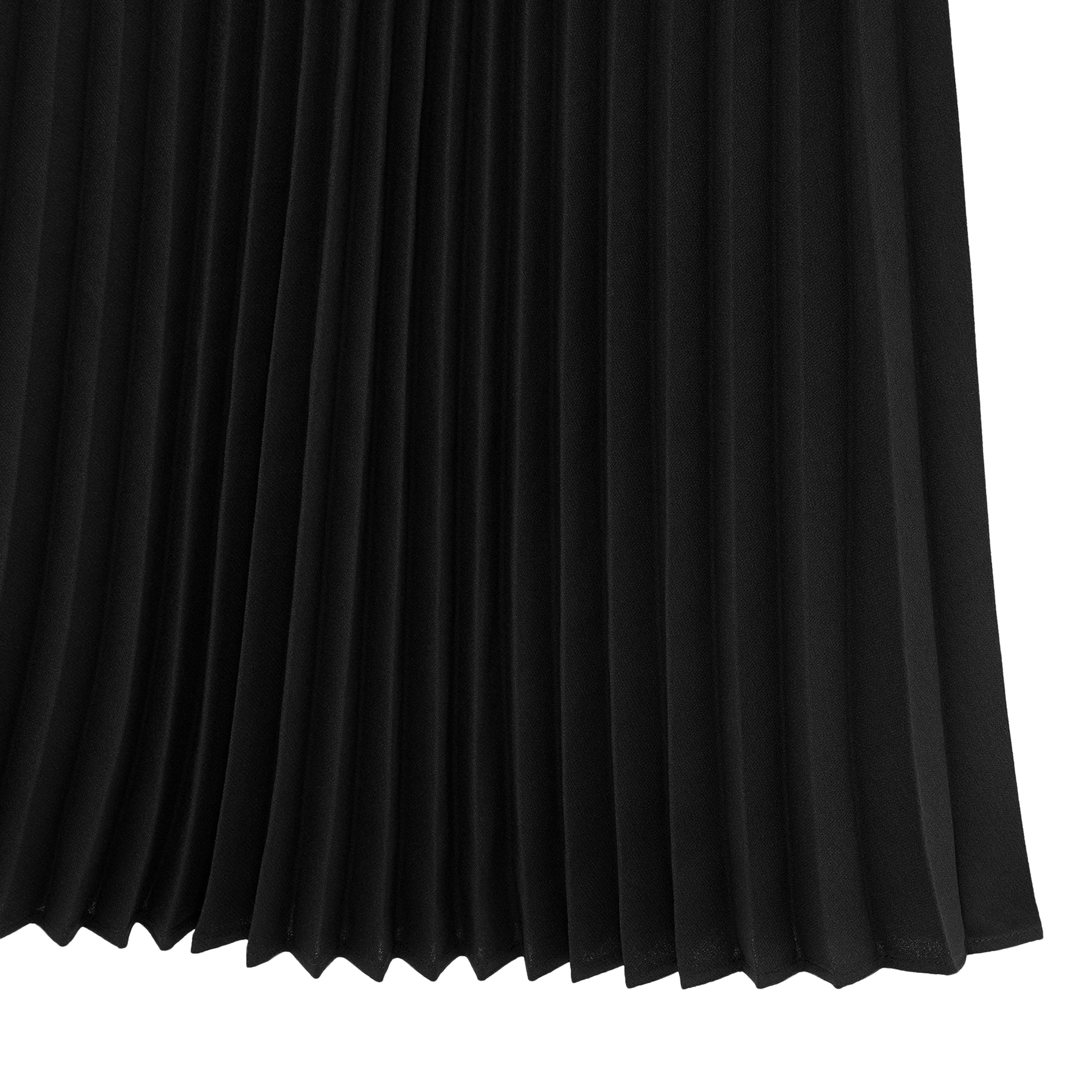 تنورة ميدي حريمي بليسيه من كوتون-women-clothing-skirts-image-3