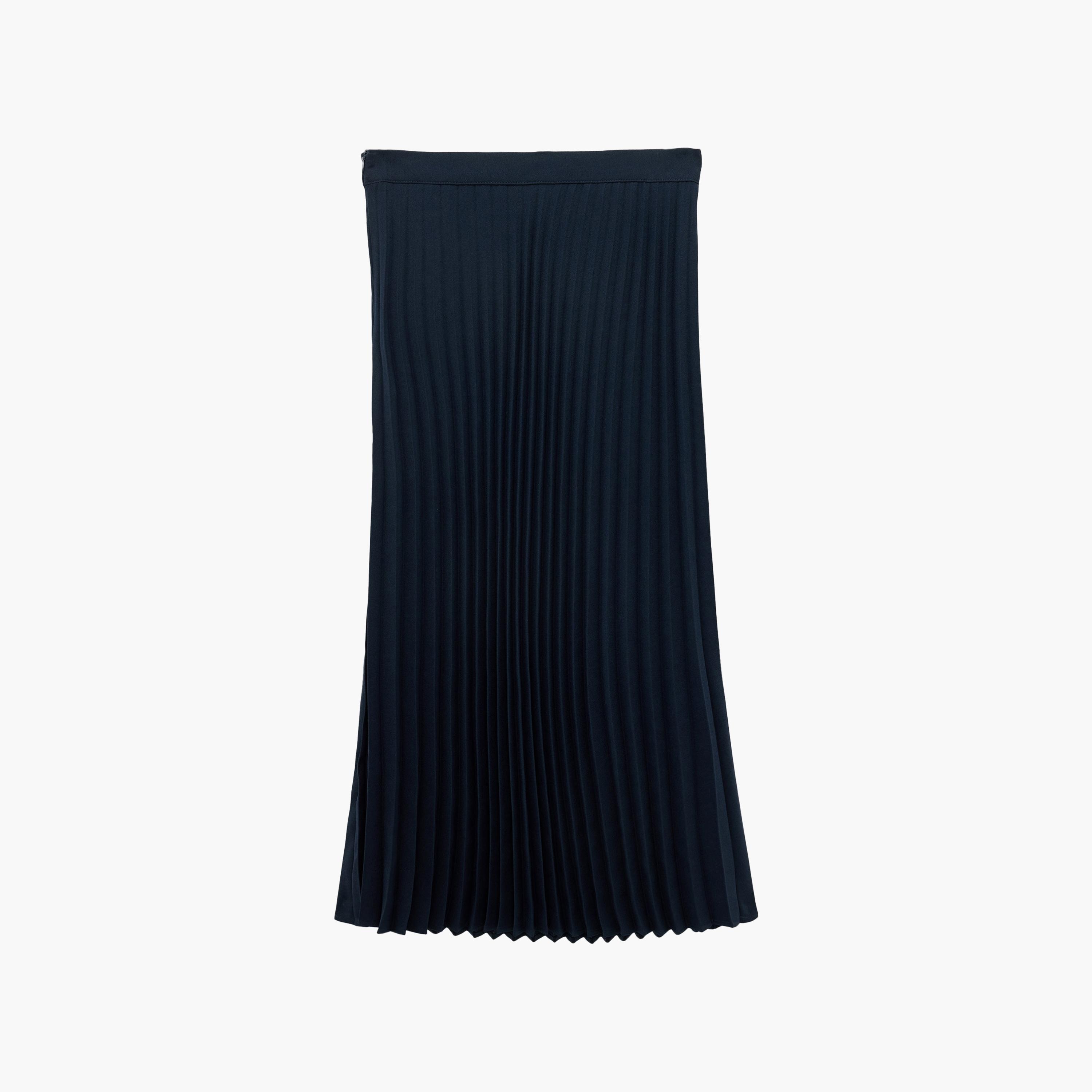 KOTON Pleated Midi Women's Skirt-women-clothing-skirts-image-1