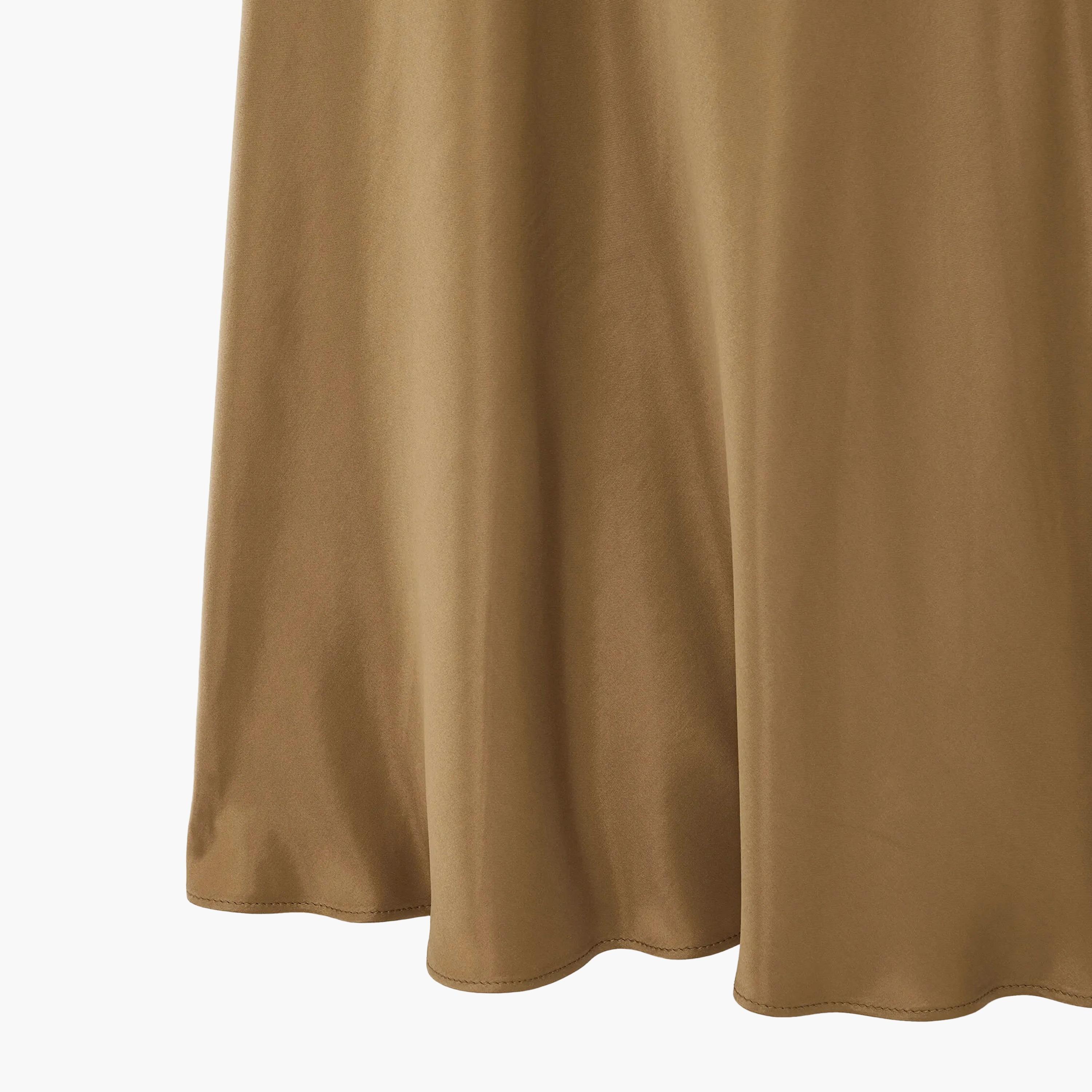KOTON Green Women's Bias-Cut Midi Skirt-women-clothing-skirts-image-3