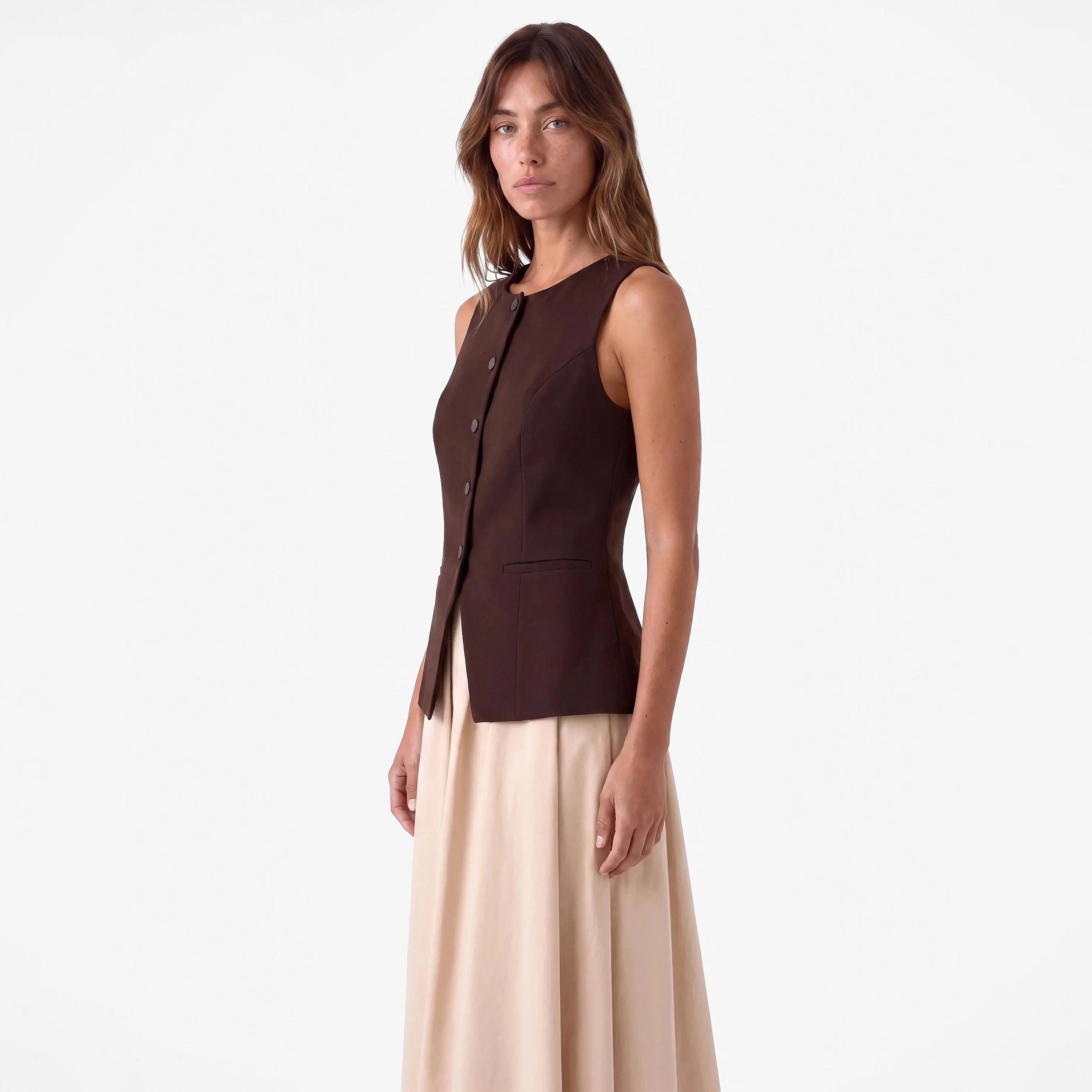 KOTON Brown Women's Maxi Dress-women-clothing-dresses-image-2