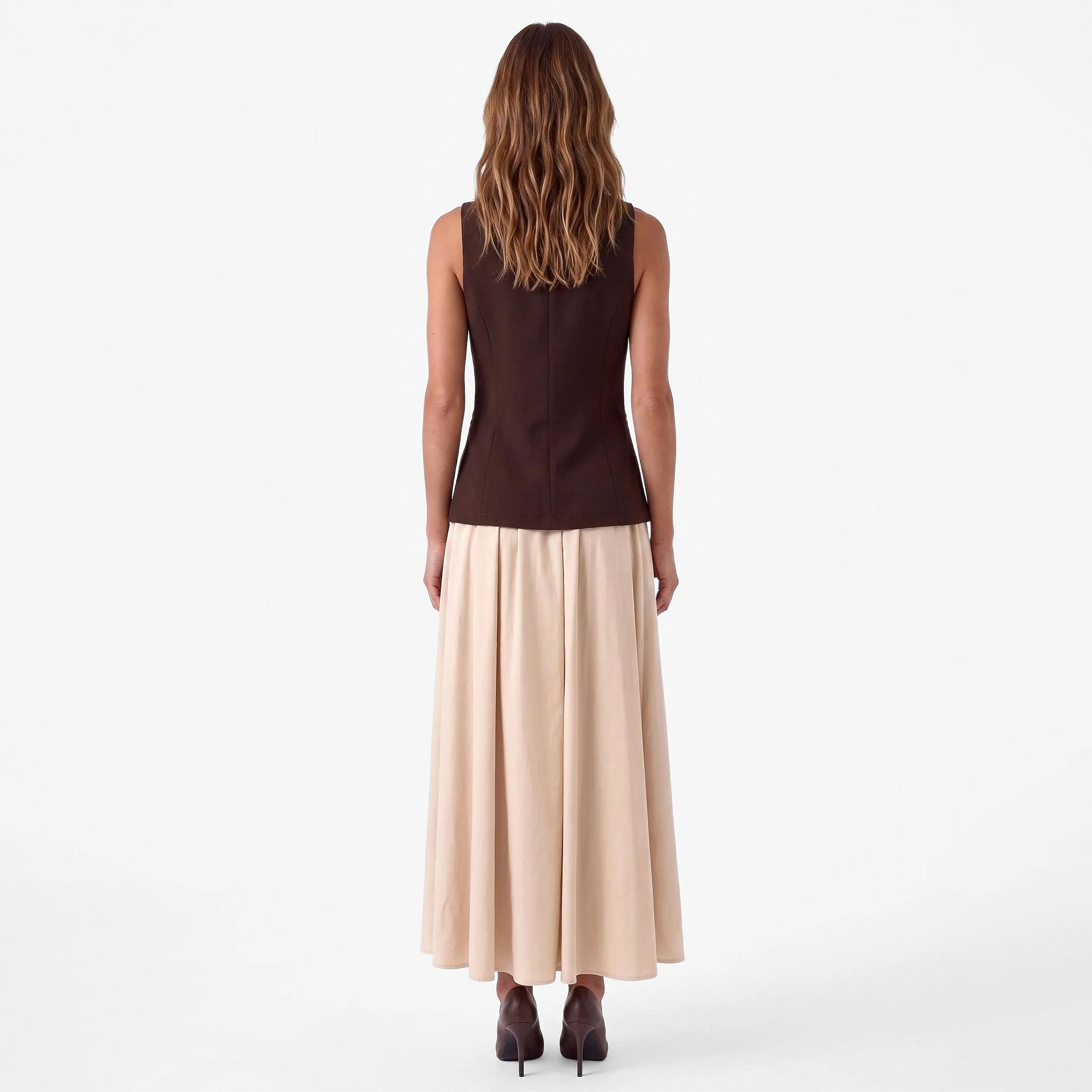 KOTON Brown Women's Maxi Dress-women-clothing-dresses-image-3