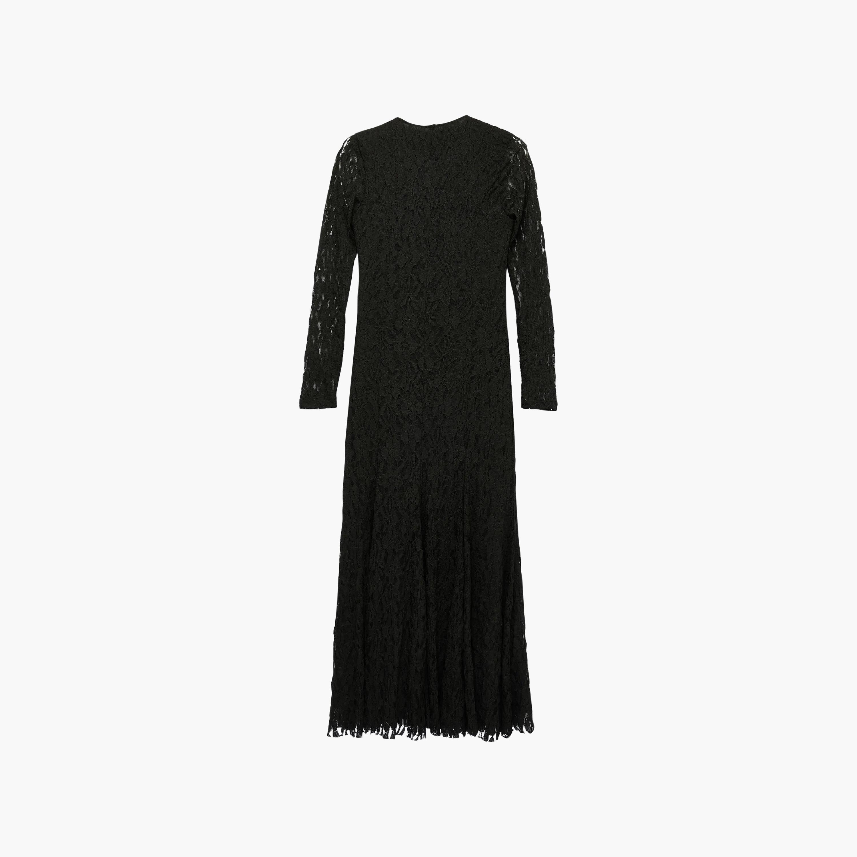 فستان ماكسي حريمي فضفاض من قماش قطن بتفاصيل دانتيل من كوتون-women-clothing-dresses-image-3