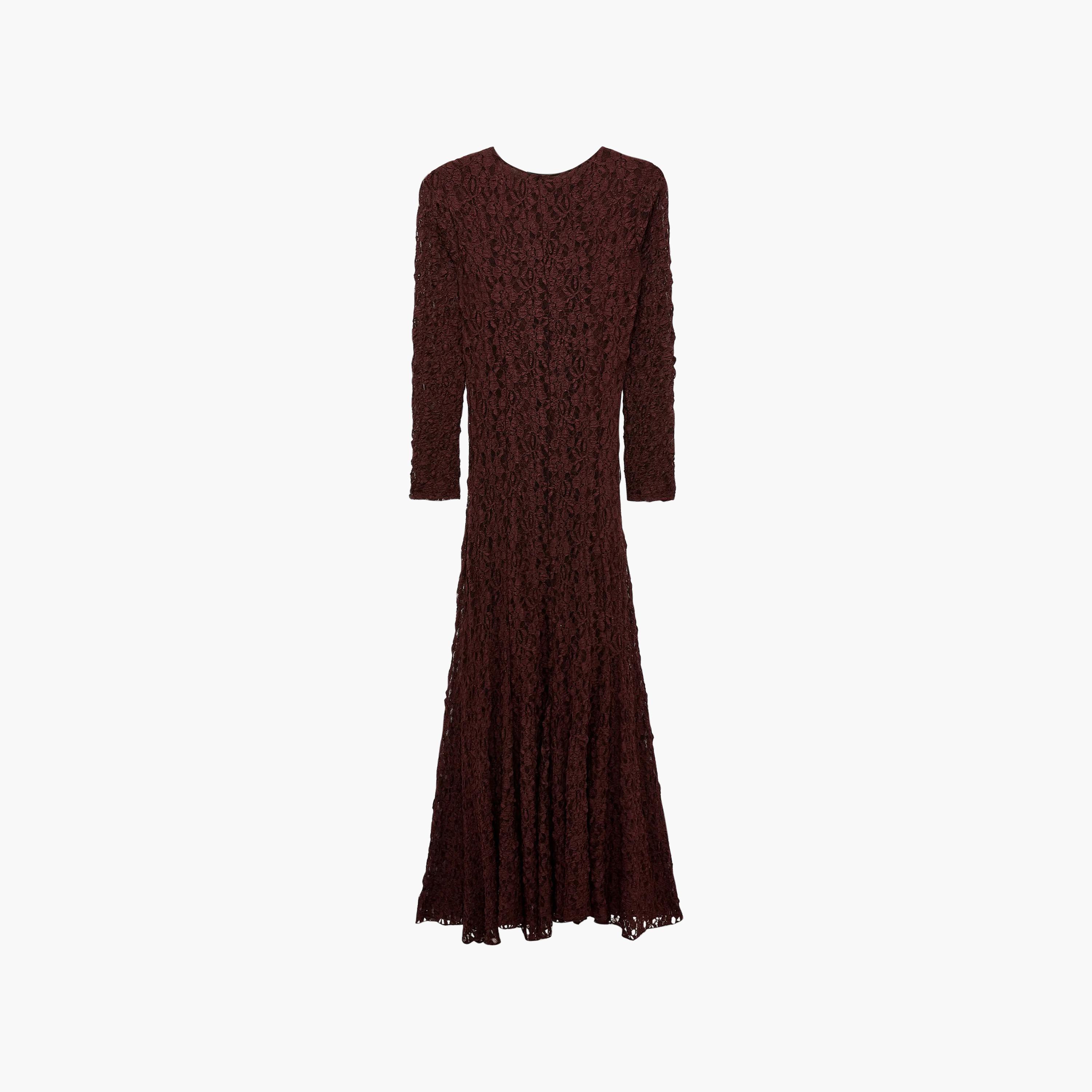 فستان ماكسي حريمي فضفاض من قماش قطن بتفاصيل دانتيل من كوتون-women-clothing-dresses-image-8