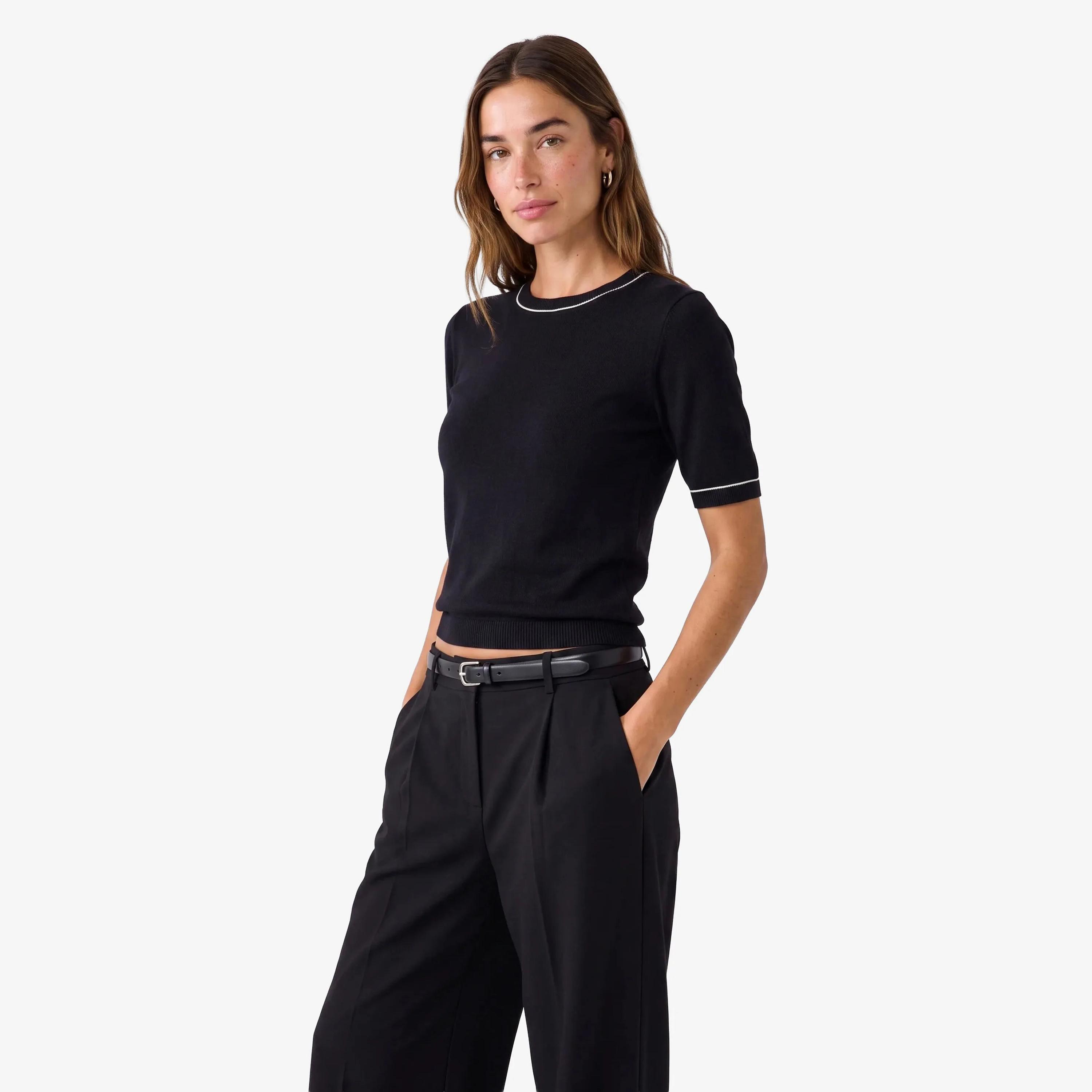 KOTON Women's Tipping Sweater-women-winterwear-cardigansandjumpers-jumpers-image-1
