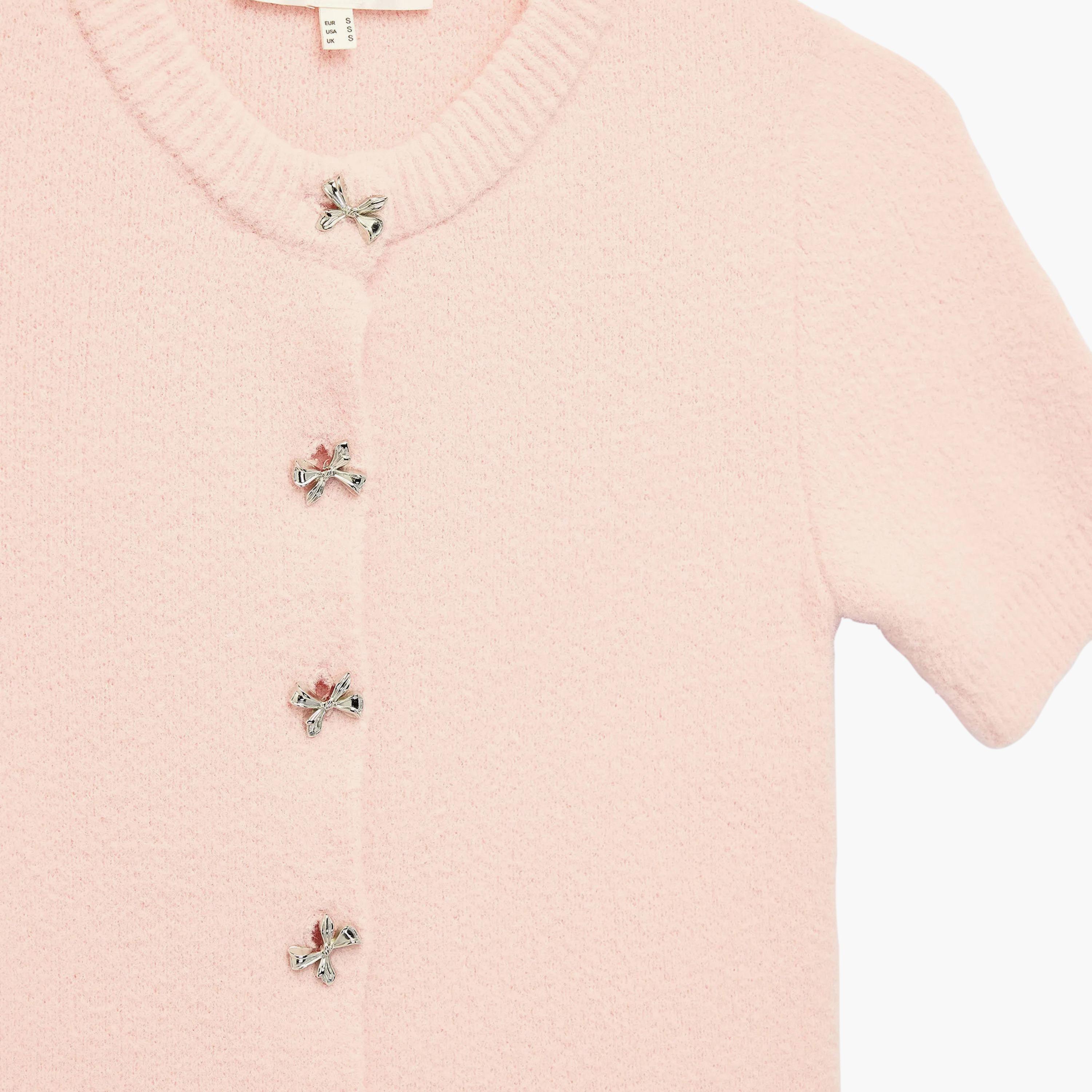 كارديجان حريمي بملمس بارز من قماش النايلون من كوتون-women-winterwear-cardigansandjumpers-cardigans-image-5