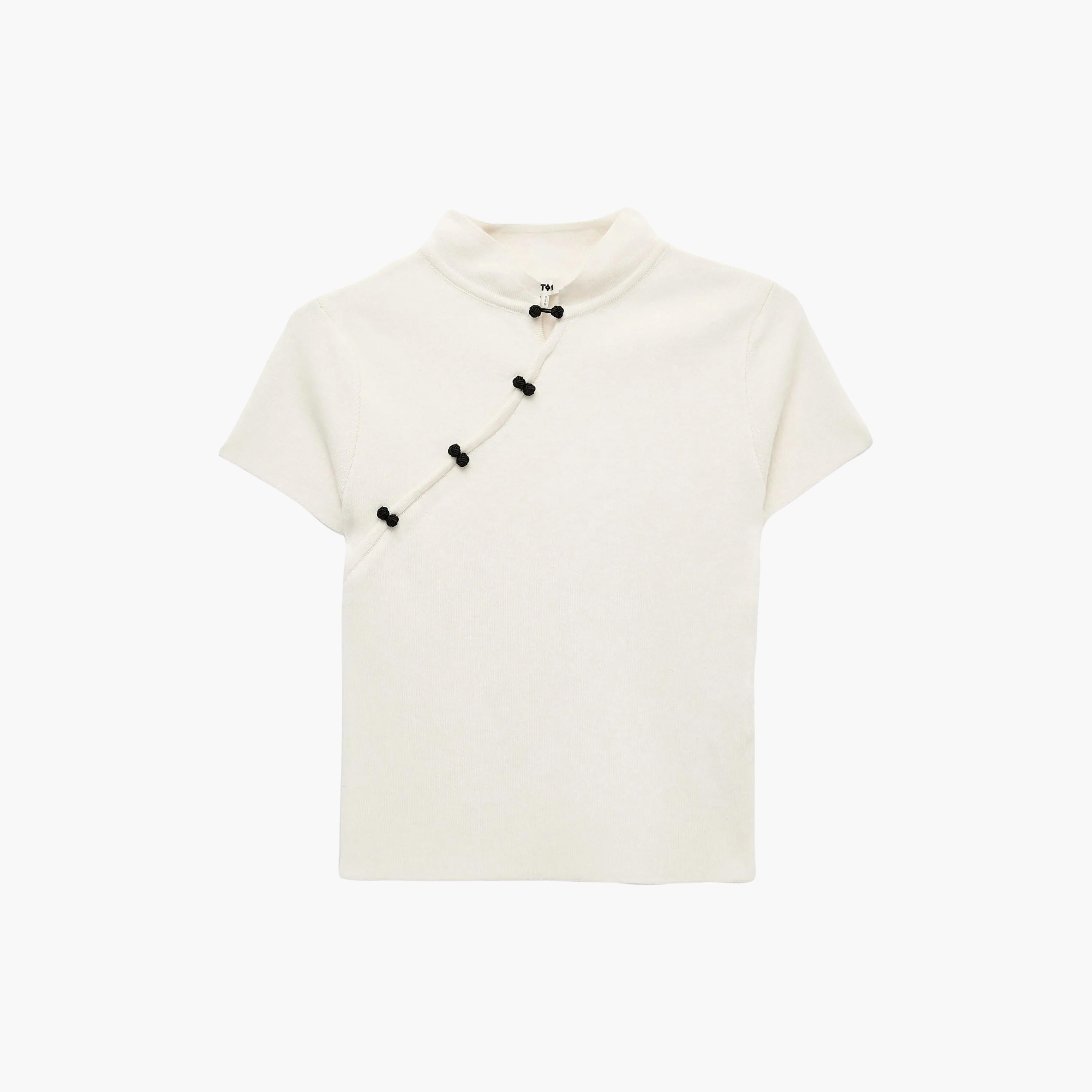 توب سويتر حريمي بلون البيج بياقة مرتفعة من كوتون-women-clothing-shirtsandblouses-blouses-image-6