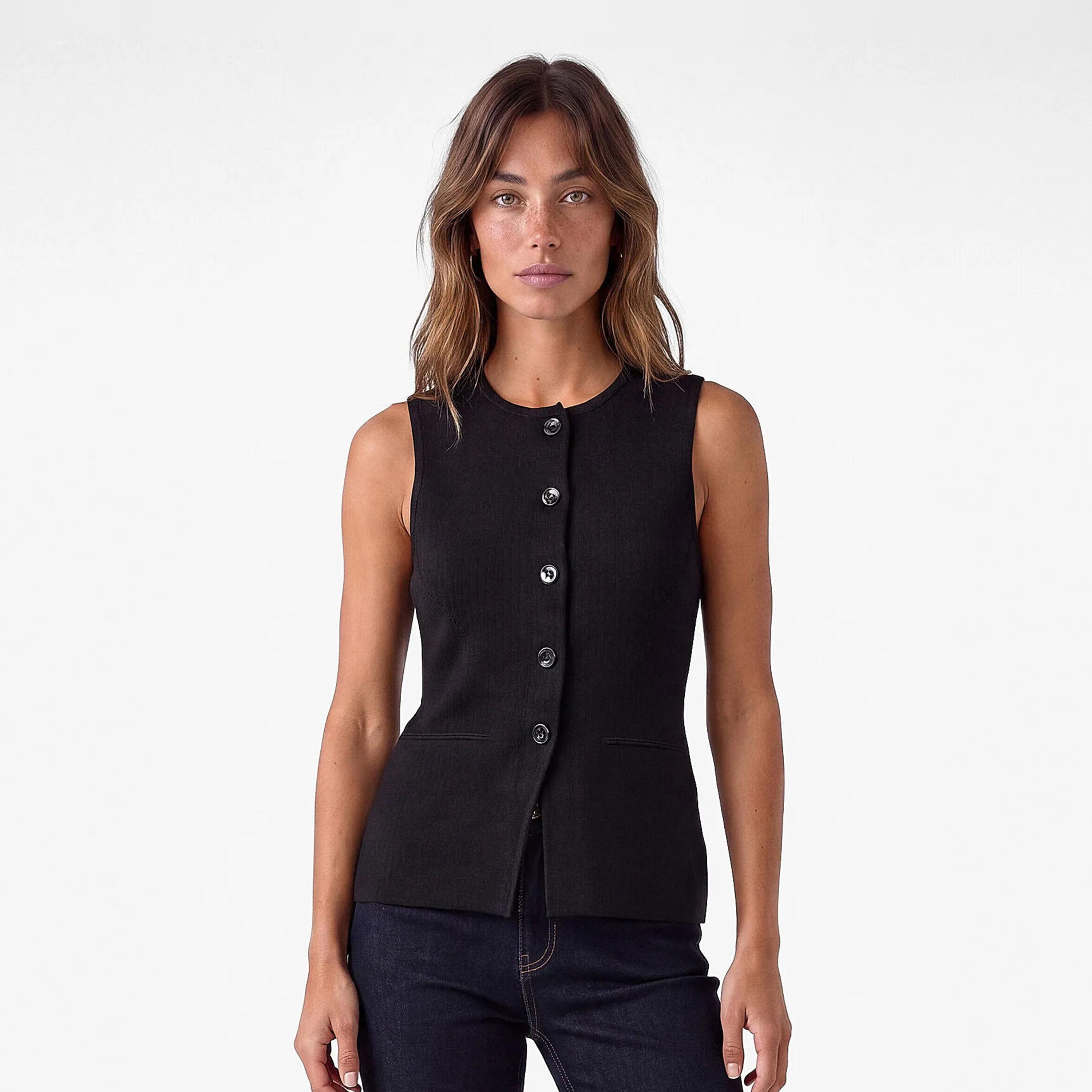 صديري حريمي قطن من كوتون-women-winterwear-coatsandjackets-waistcoats-image-1