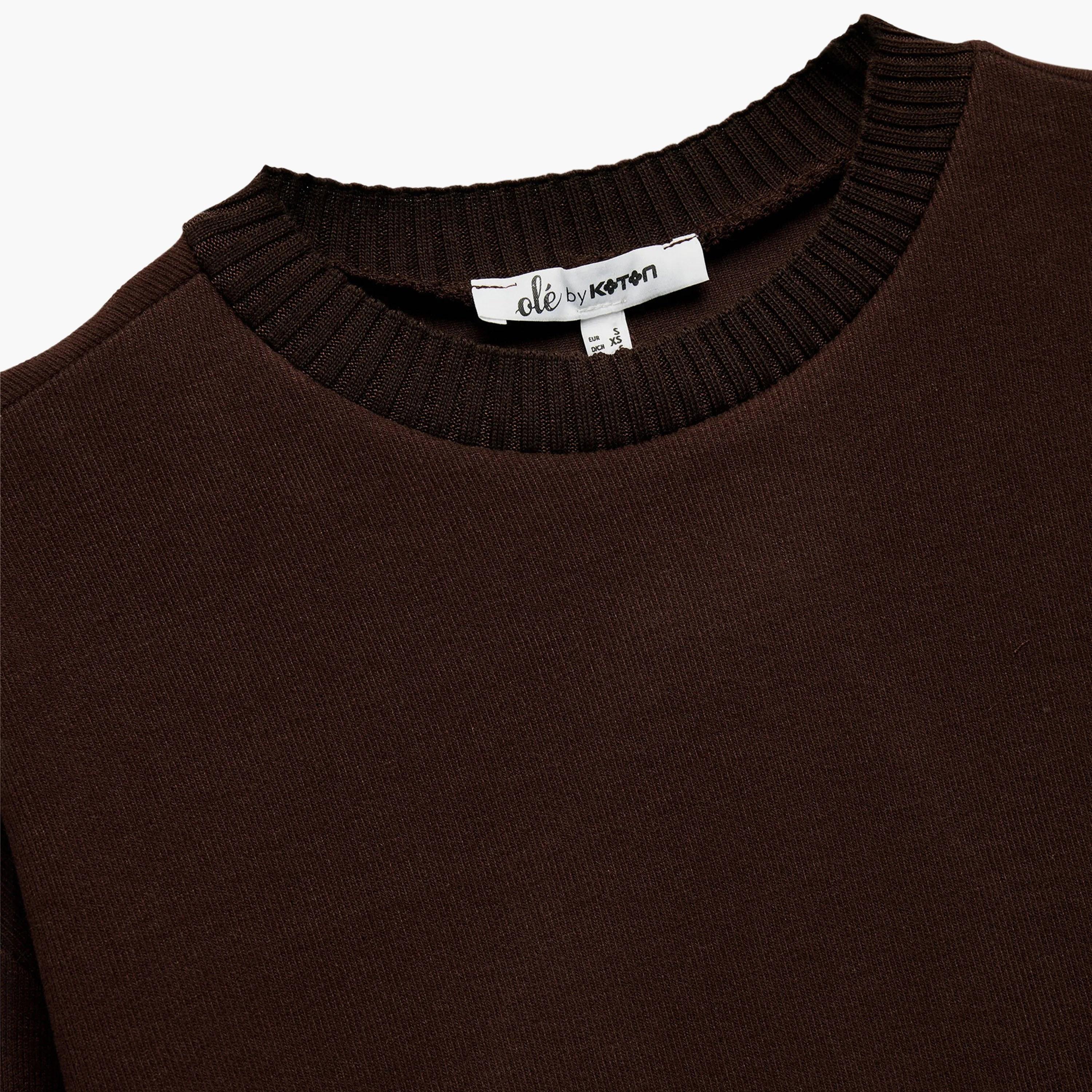 توب حريمي بأكمام مسدلة من كوتون-women-clothing-shirtsandblouses-blouses-image-5