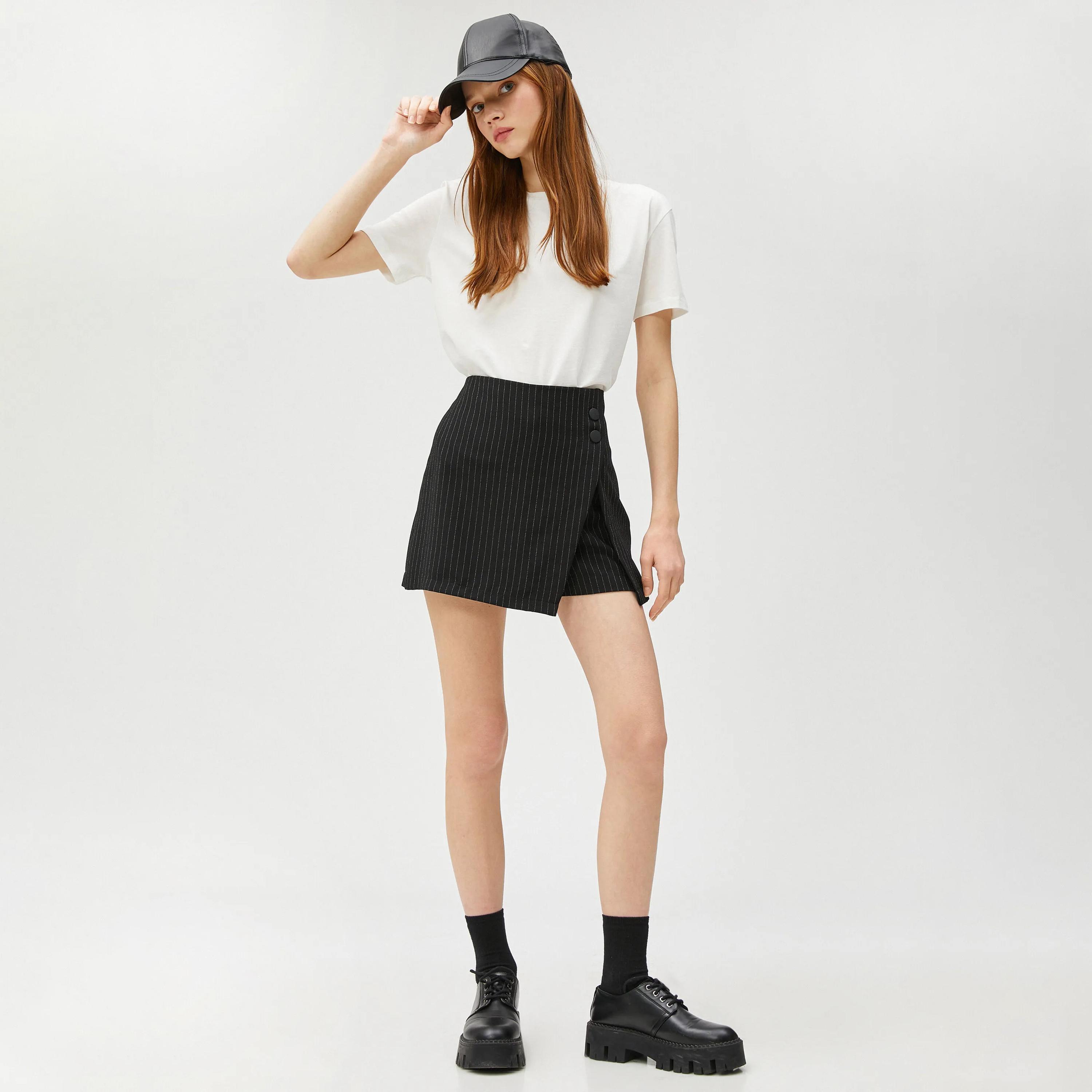 KOTON White Women's T-Shirt-women-clothing-plussize-tshirts-image-2