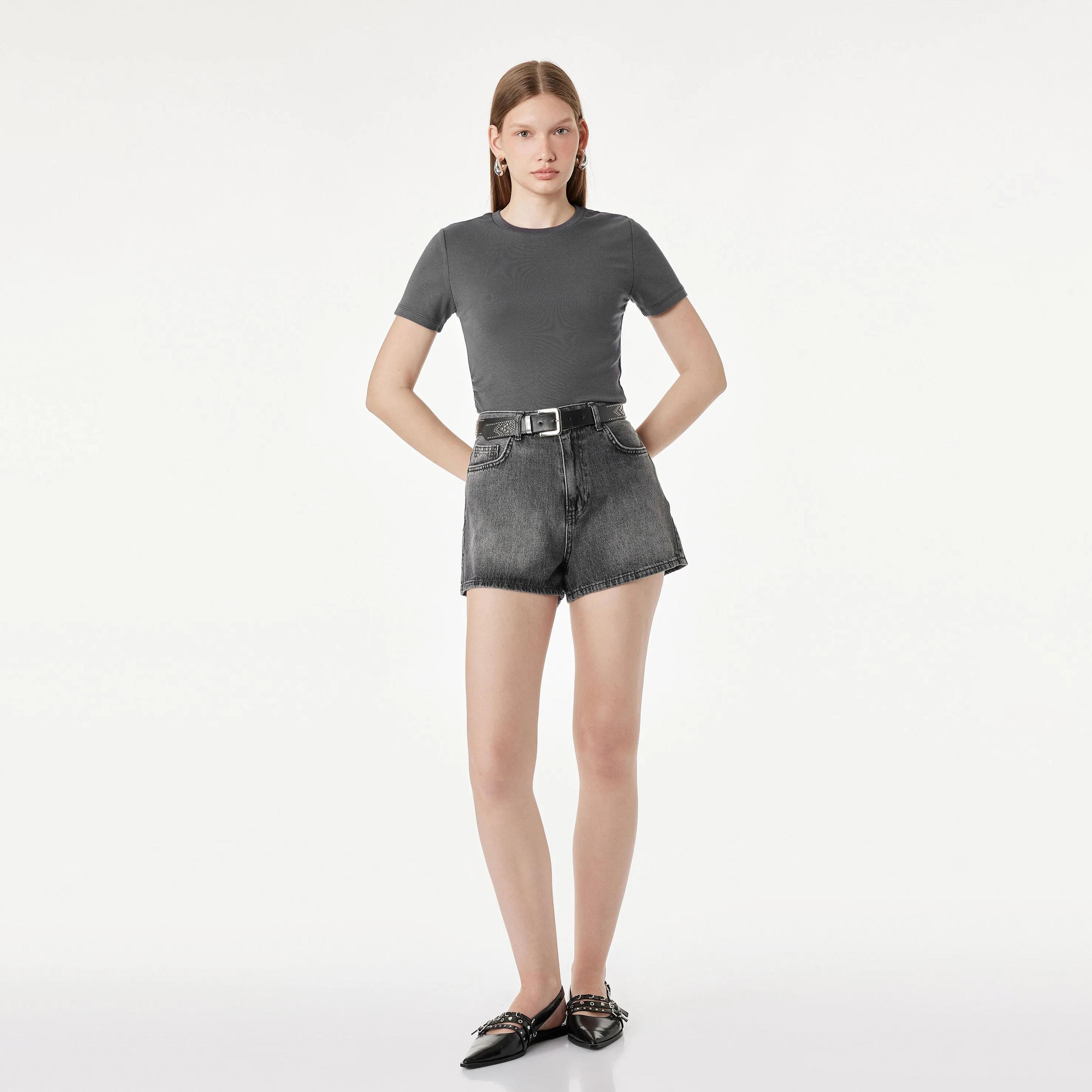 KOTON Women's T-Shirt-women-clothing-tshirts-image-2