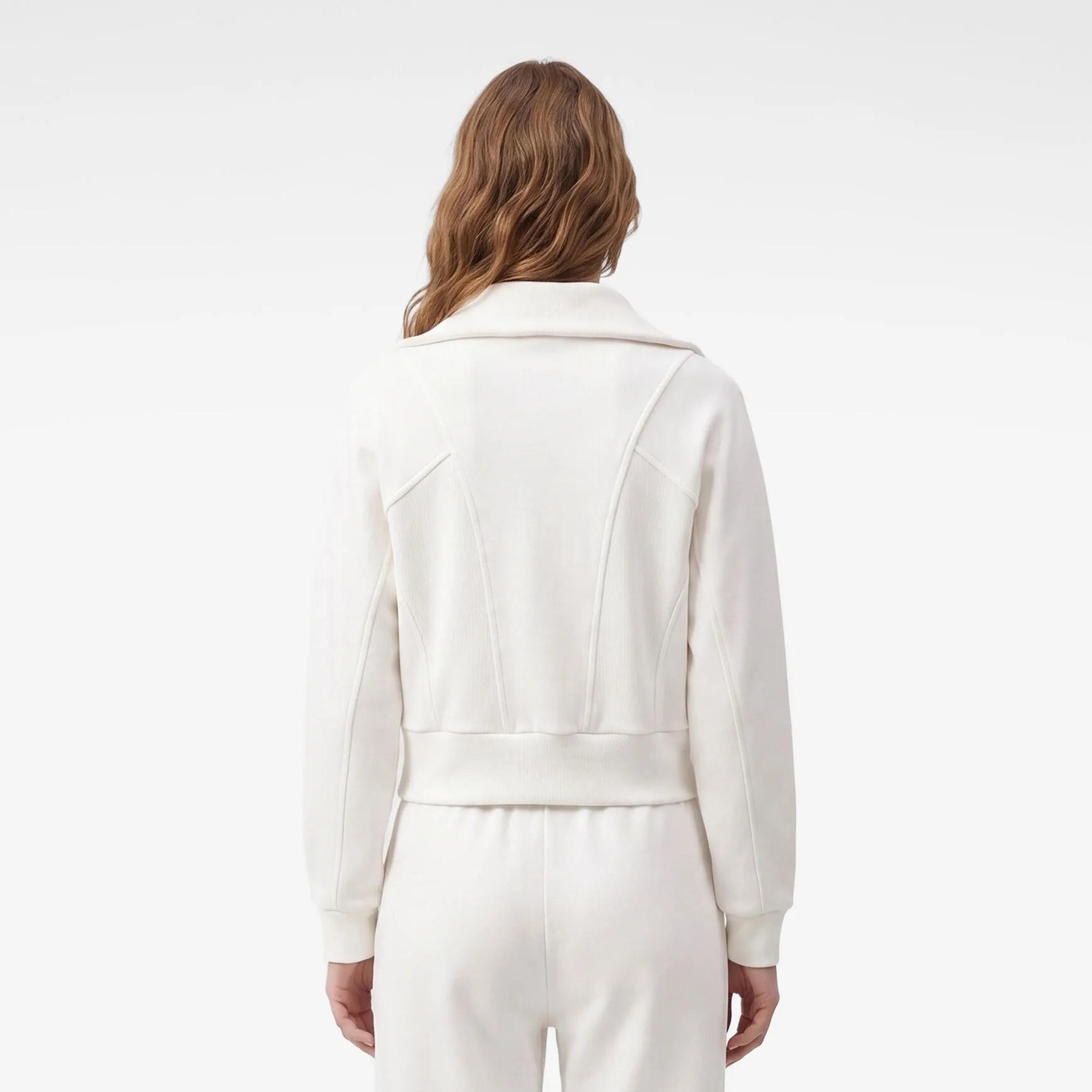 سويت شيرت حريمي بياقة لون بيج من كوتون-women-clothing-hoodiesandsweatshirts-sweatshirts-image-4