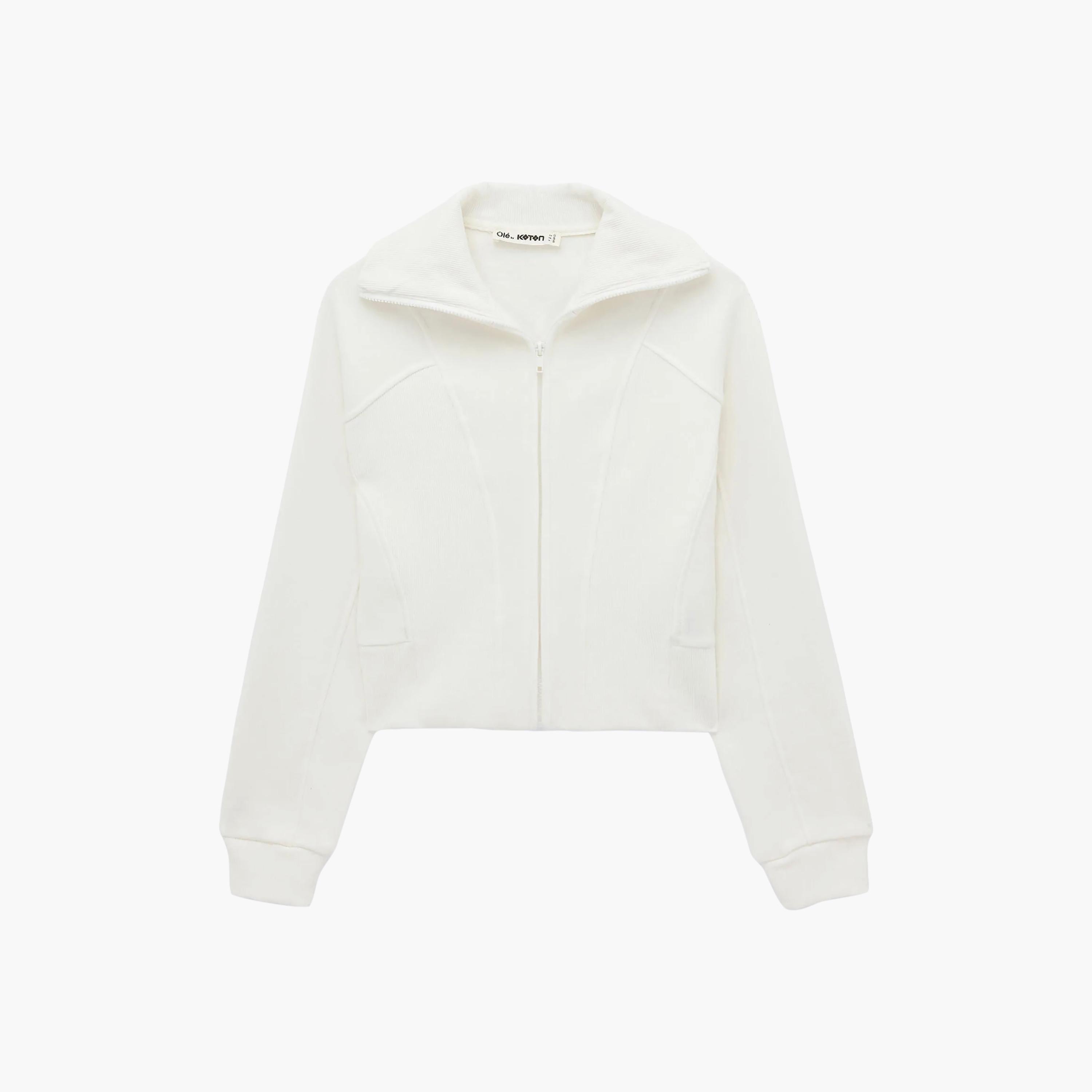 سويت شيرت حريمي بياقة لون بيج من كوتون-women-clothing-hoodiesandsweatshirts-sweatshirts-image-6