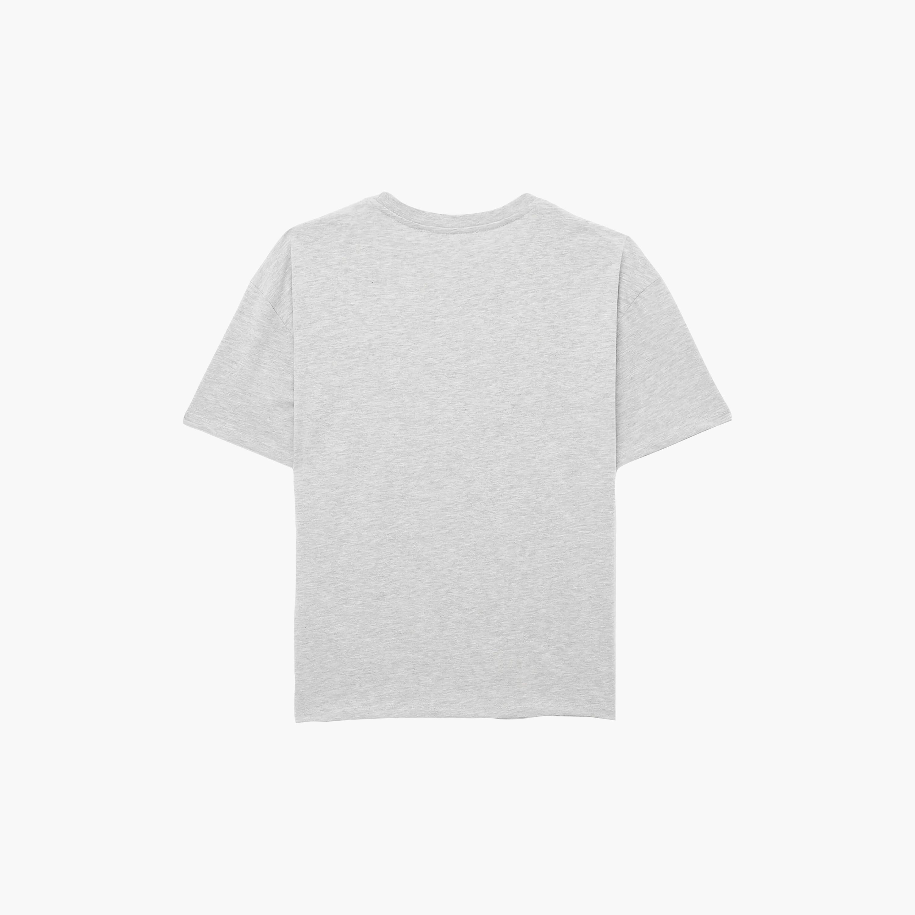 KOTON Grey Embroidered Women's T-Shirt-women-clothing-plussize-tshirts-image-4