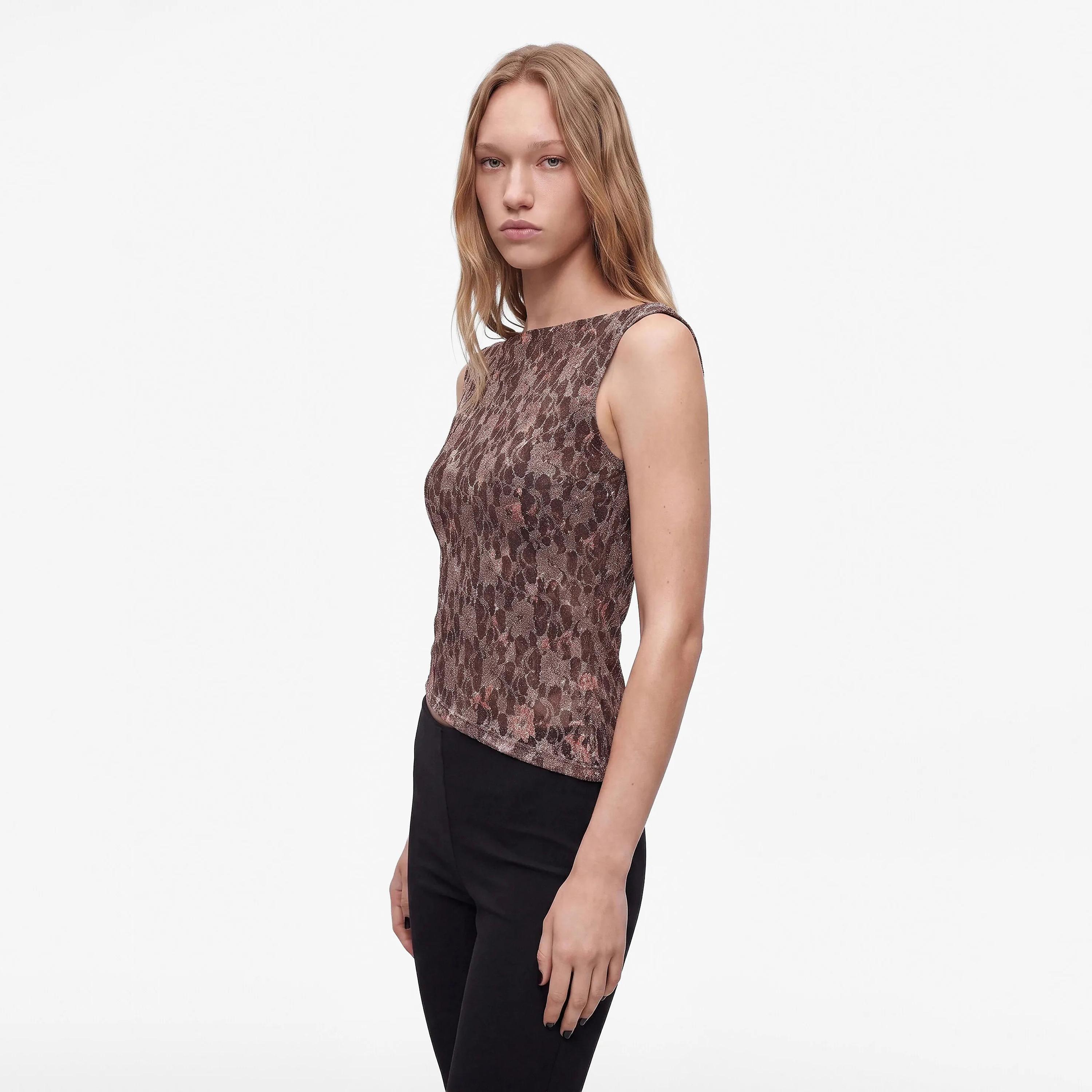توب تانك حريمي قطن بتفاصيل دانتيل باللون البني من كوتون-women-clothing-shirtsandblouses-blouses-image-3