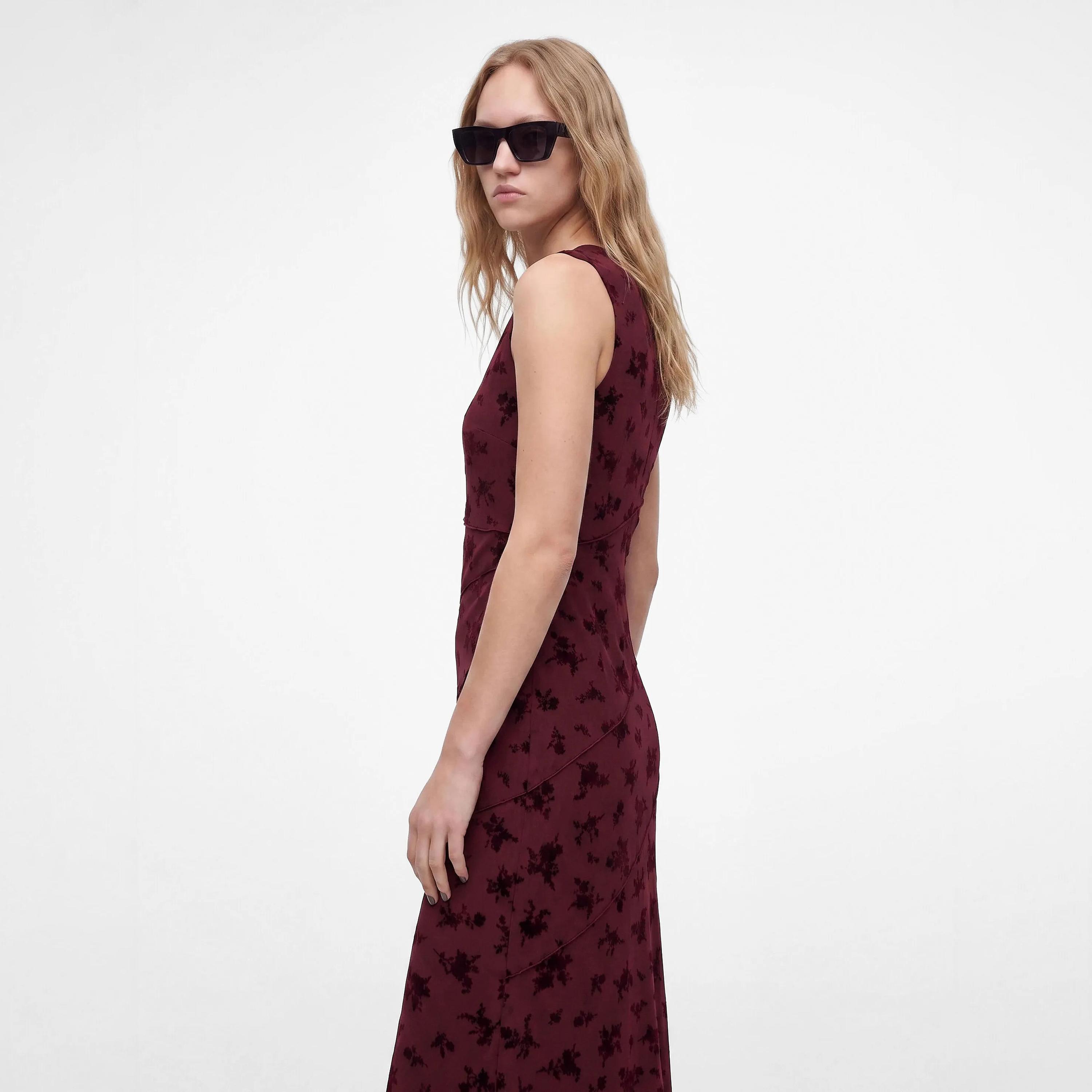KOTON Floral Cotton Women's Midi Dress-women-clothing-dresses-image-2