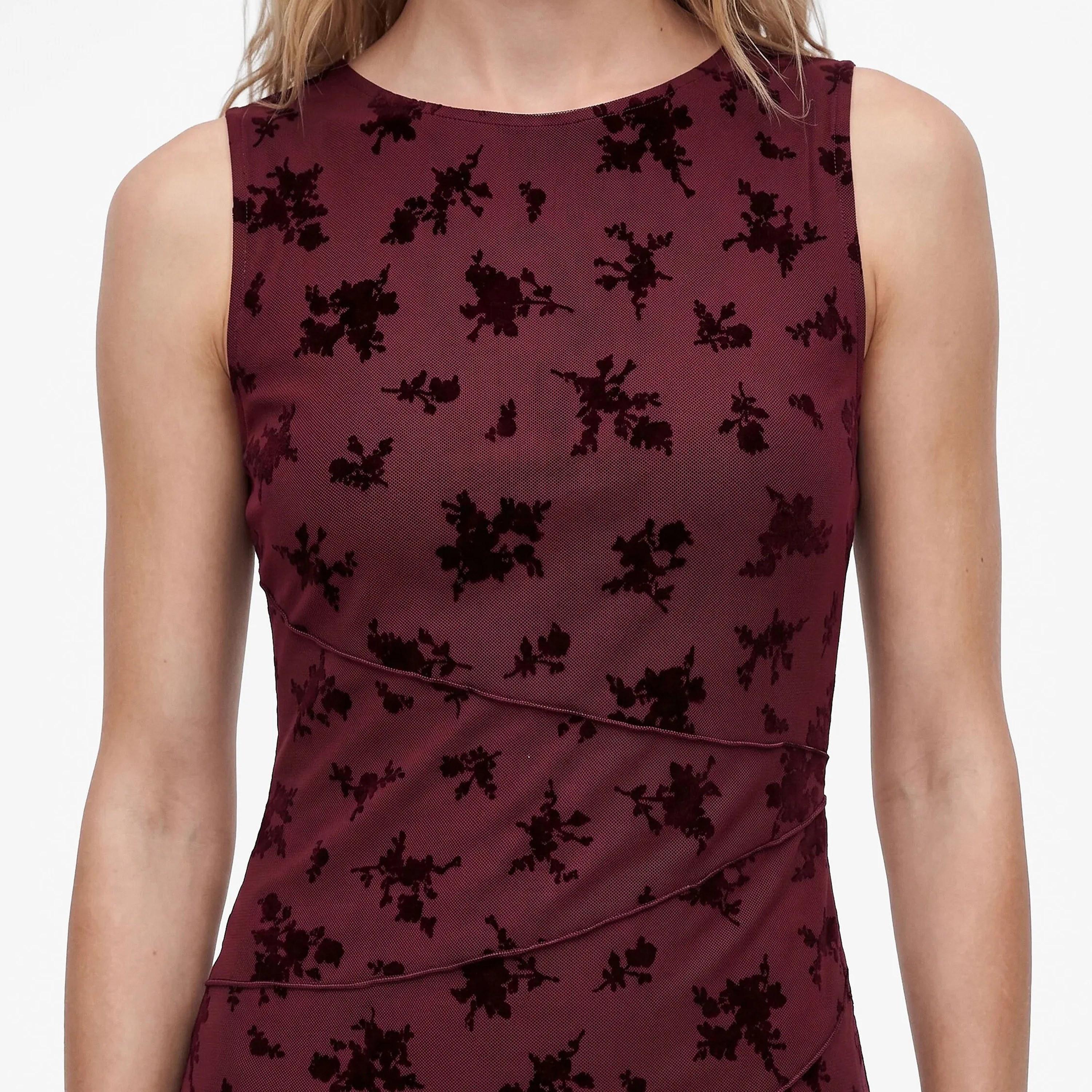 فستان ميدي حريمي قطن بطبعة زهور من كوتون-women-clothing-dresses-image-8