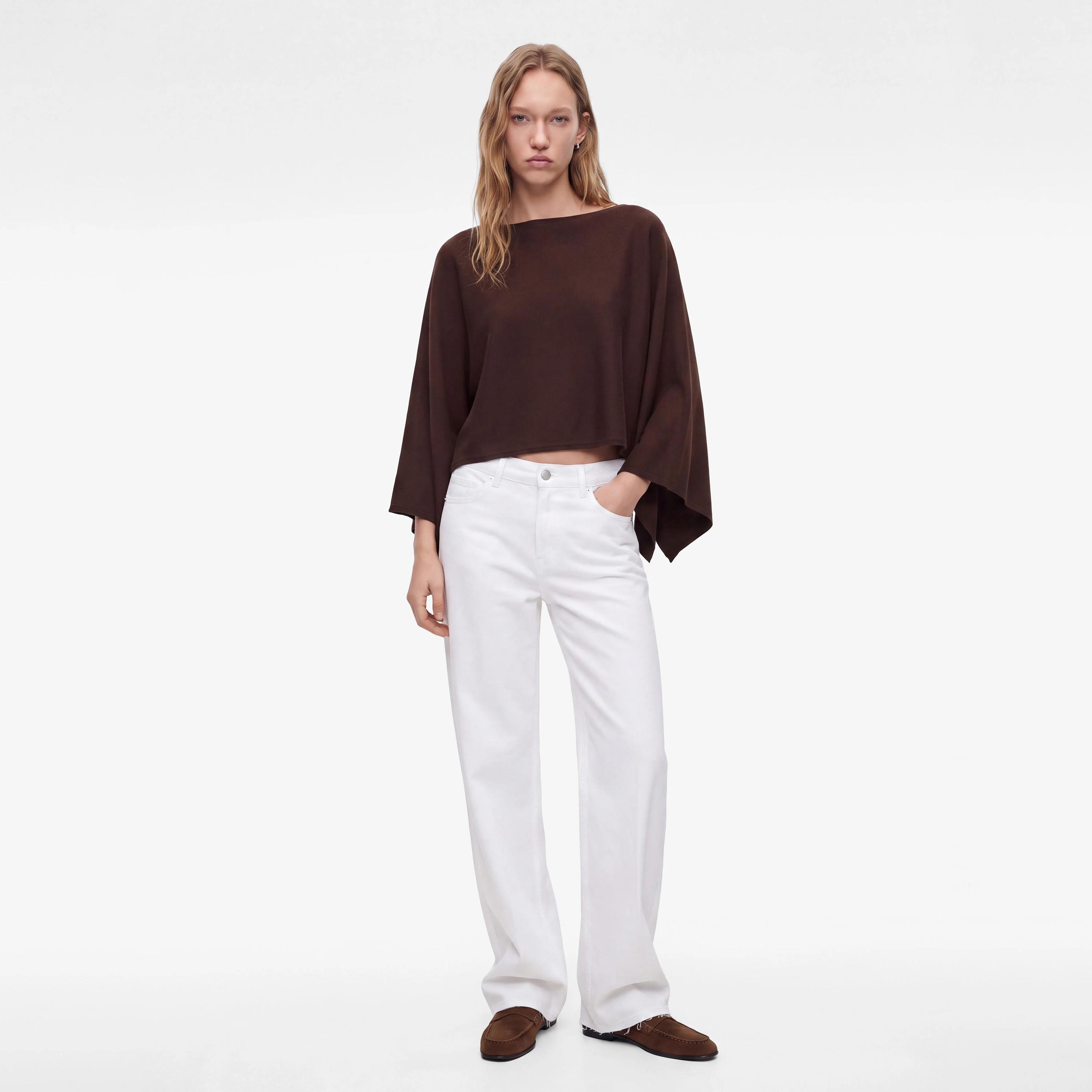 سويتر حريمي بأكمام كيمونو من كوتون-women-winterwear-cardigansandjumpers-jumpers-image-8