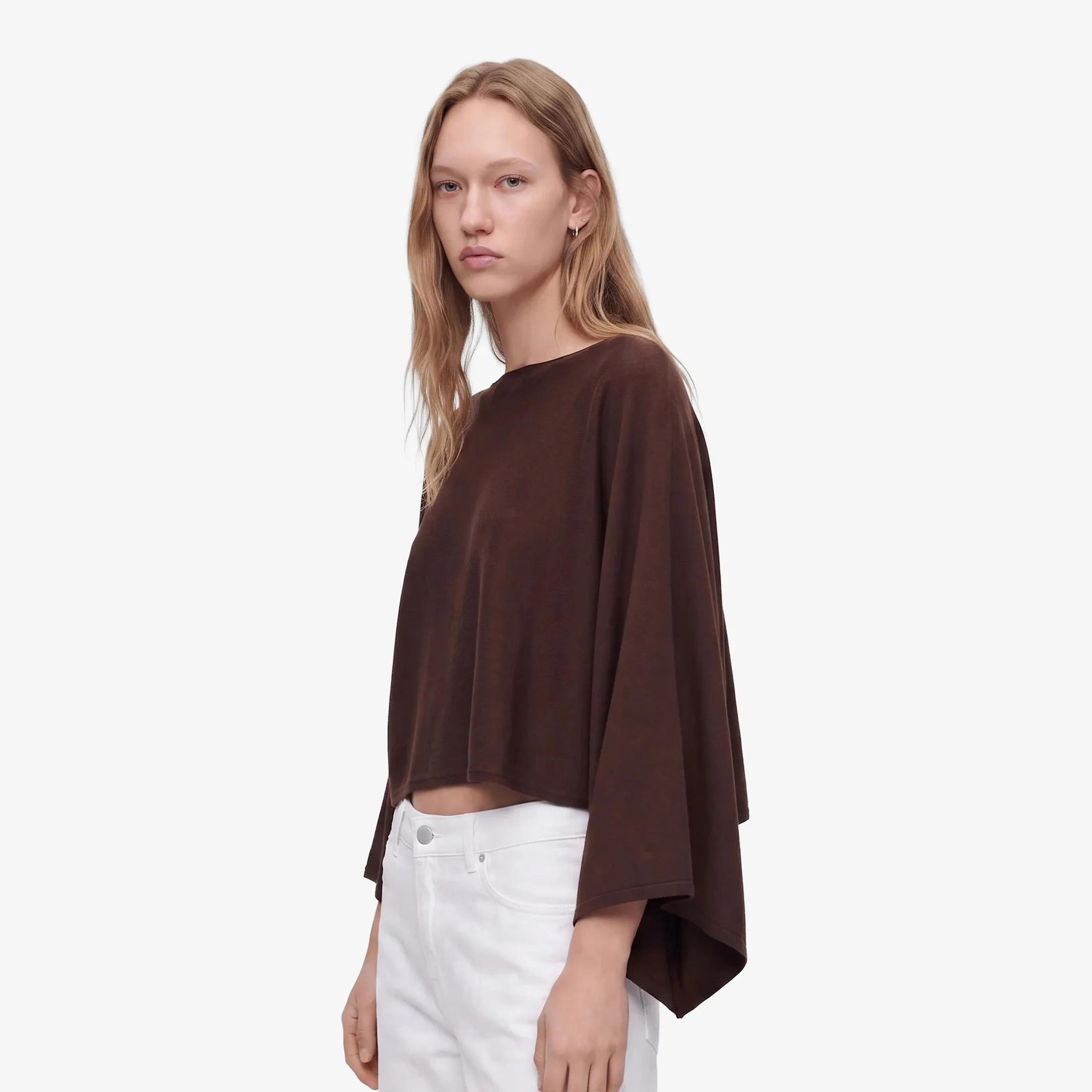 سويتر حريمي بأكمام كيمونو من كوتون-women-winterwear-cardigansandjumpers-jumpers-image-9