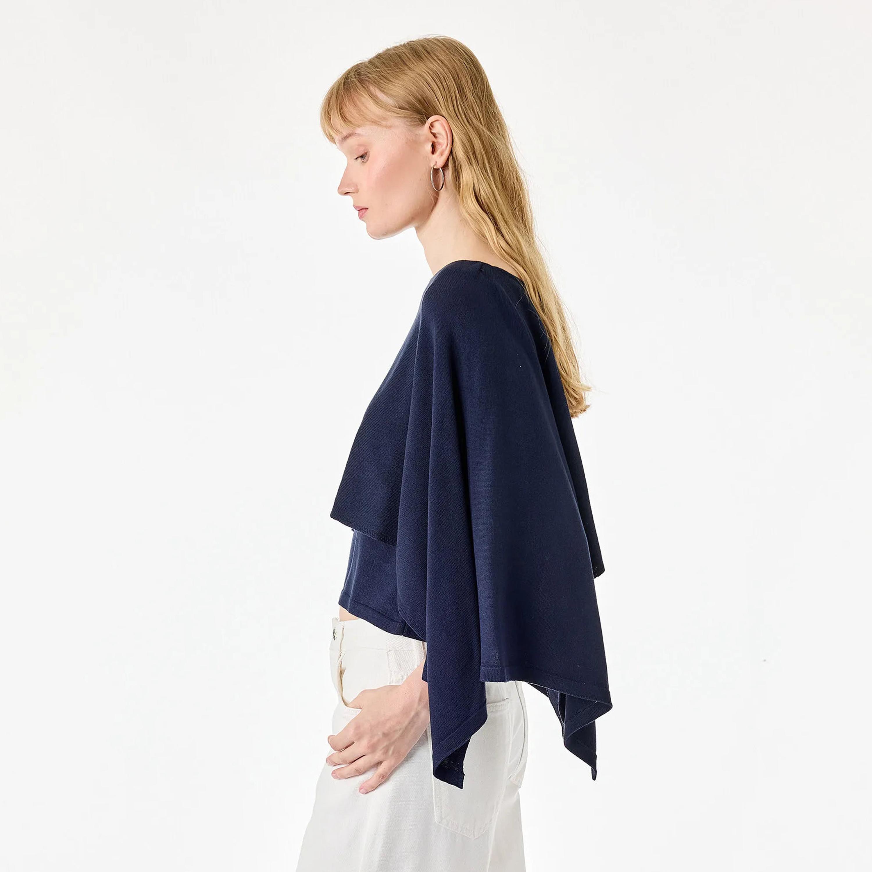 KOTON Cape Sleeves Women's Sweater-women-winterwear-cardigansandjumpers-jumpers-image-3