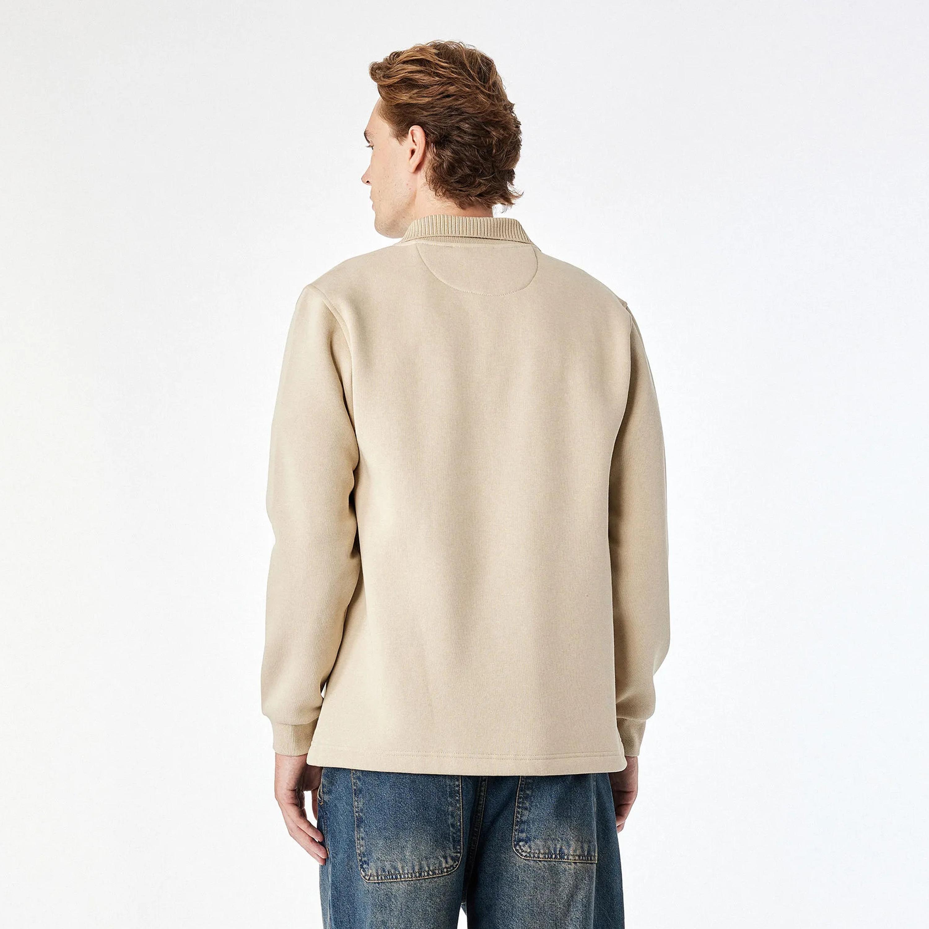 KOTON Plain Collared Long Sleeves Men's Jacket-men-clothing-jacketsandblazers-jackets-image-4