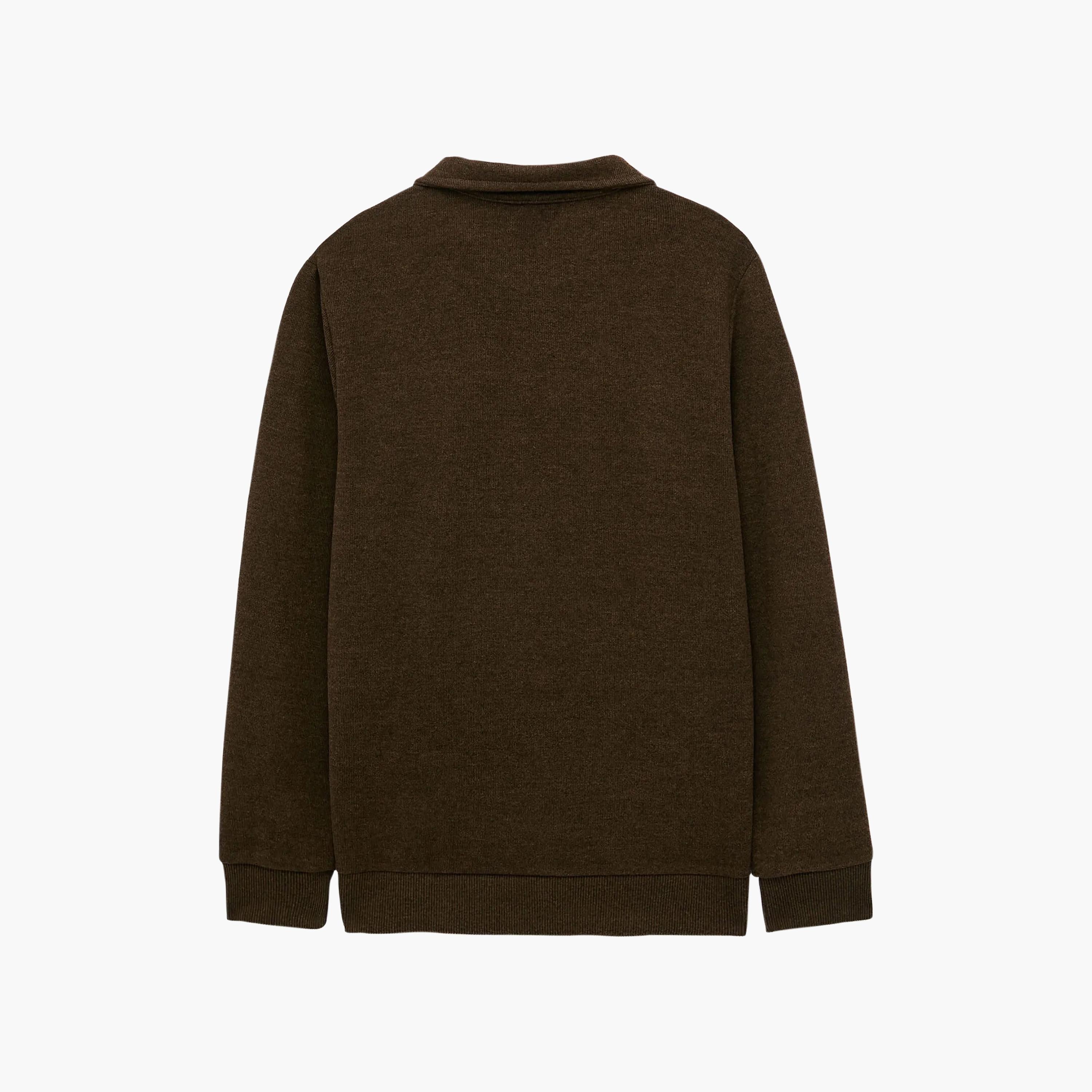 سويت شيرت رجالي سادة بياقة وأكمام طويلة من كوتون-men-winterwear-hoodiesandsweatshirts-image-4