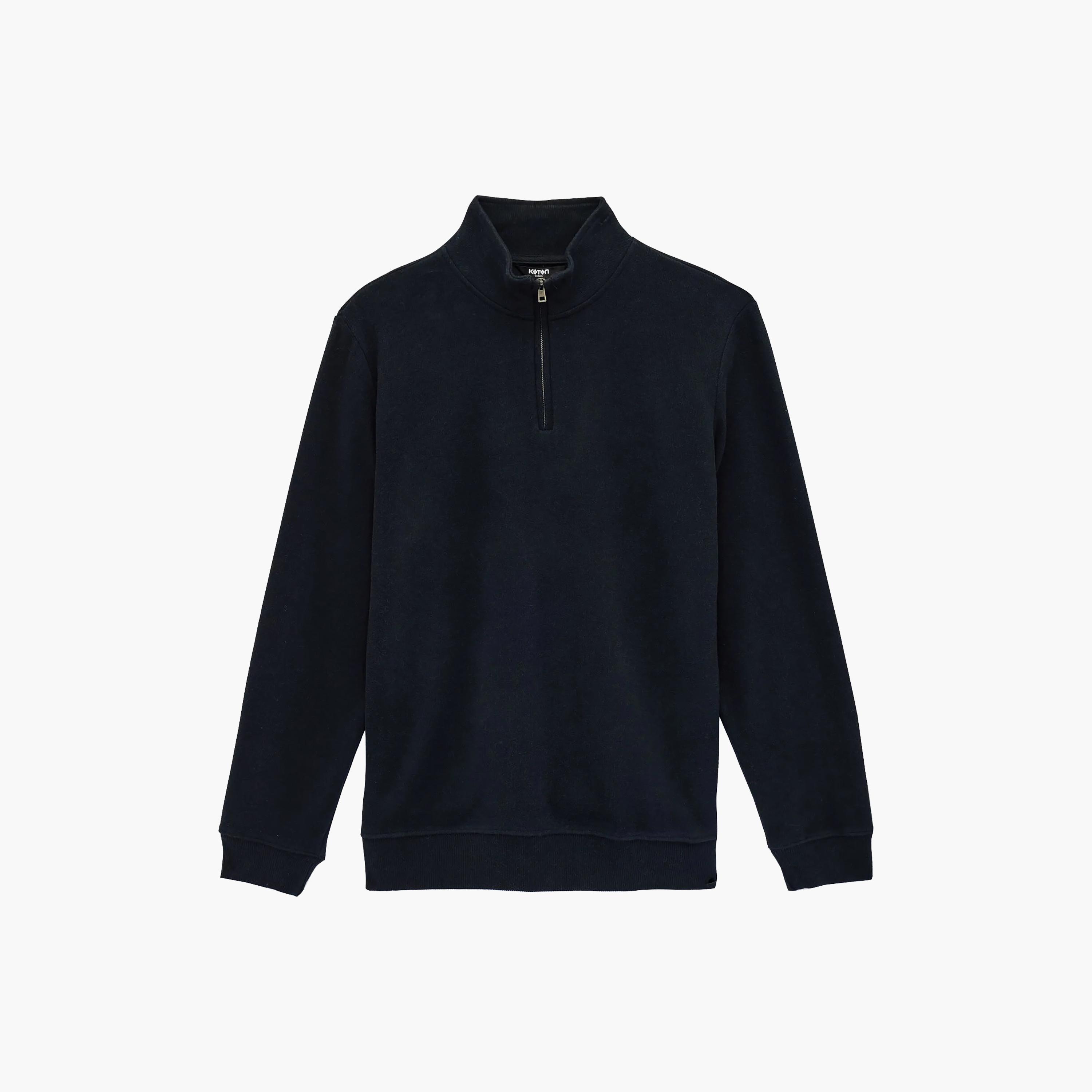 سويت شيرت رجالي سادة بياقة وأكمام طويلة من كوتون-men-winterwear-hoodiesandsweatshirts-image-8
