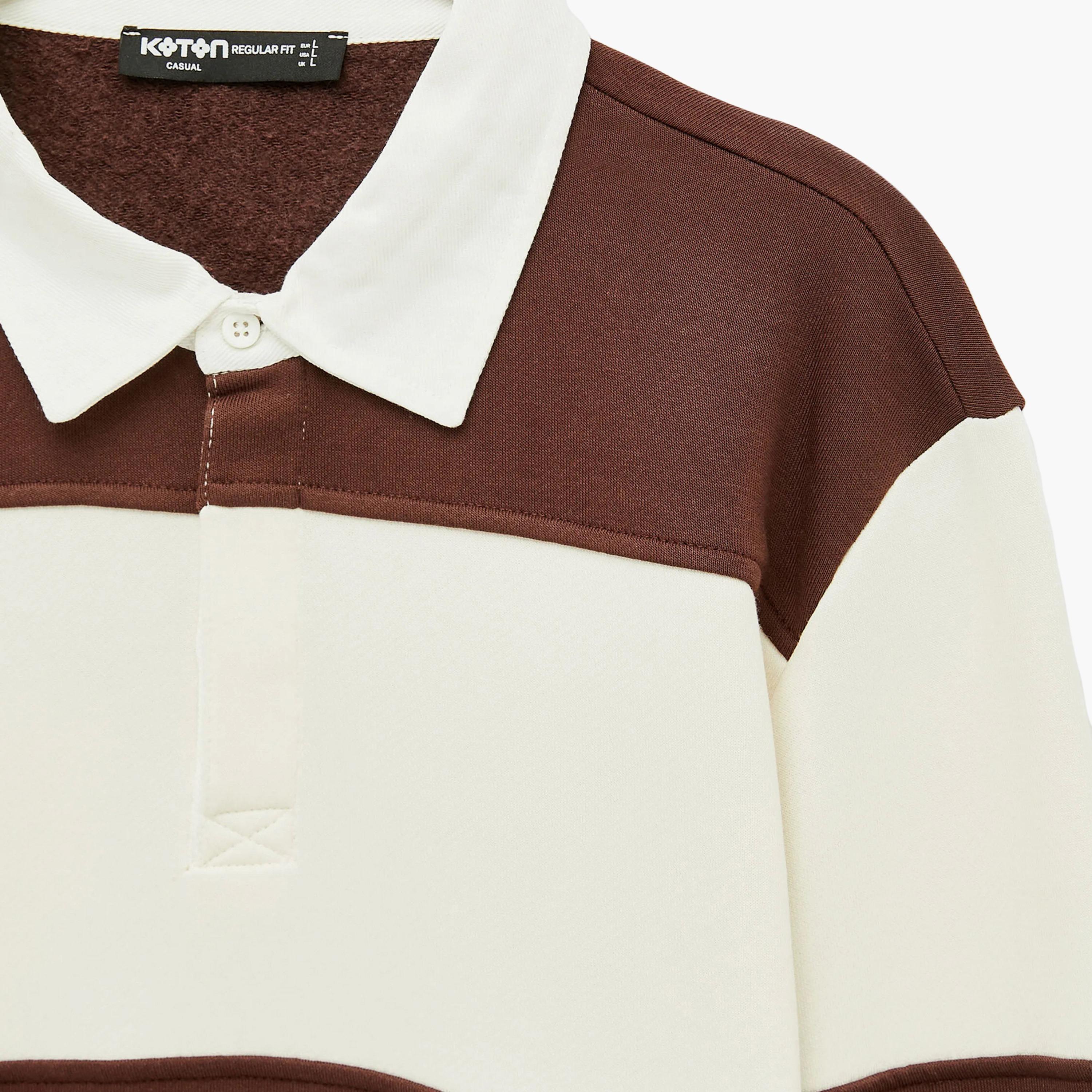 سويت شيرت رجالي بأكمام طويلة وياقة ومخطط من كوتون-men-winterwear-hoodiesandsweatshirts-image-5