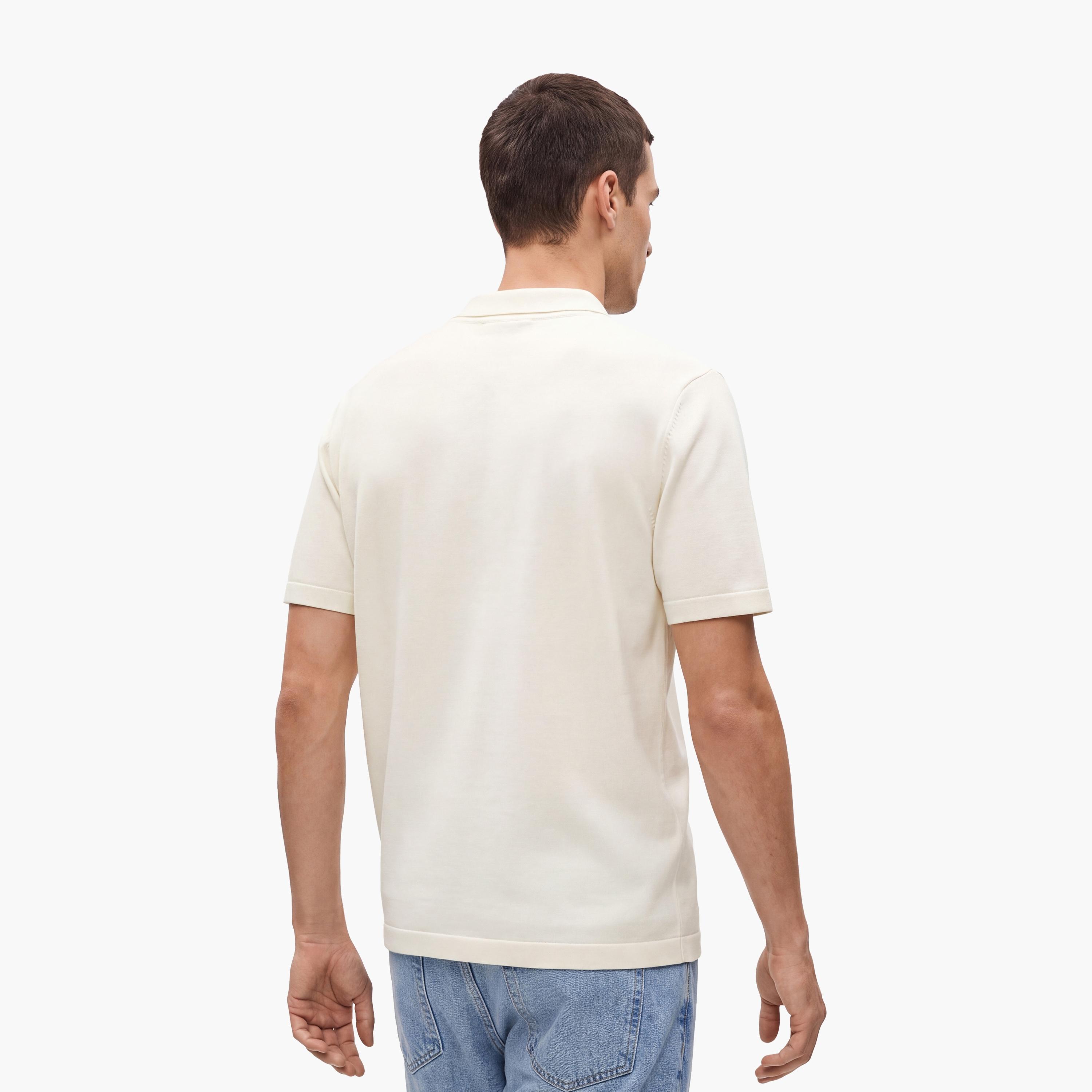 KOTON Plain Collared Short Sleeves Men's Knit Polo T-Shirt-men-clothing-tshirtsandpolos-polos-image-4