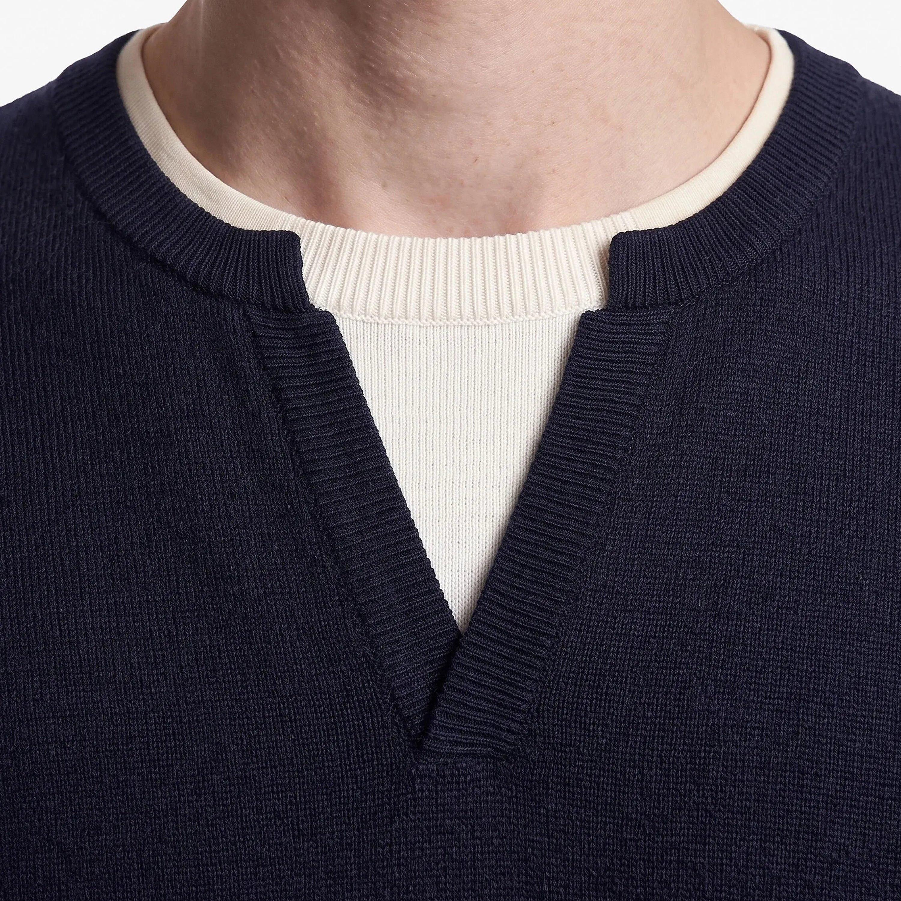 KOTON Plain Henley Neck Long Sleeves Men's Sweater-men-clothing-sweatersandpullovers-image-5