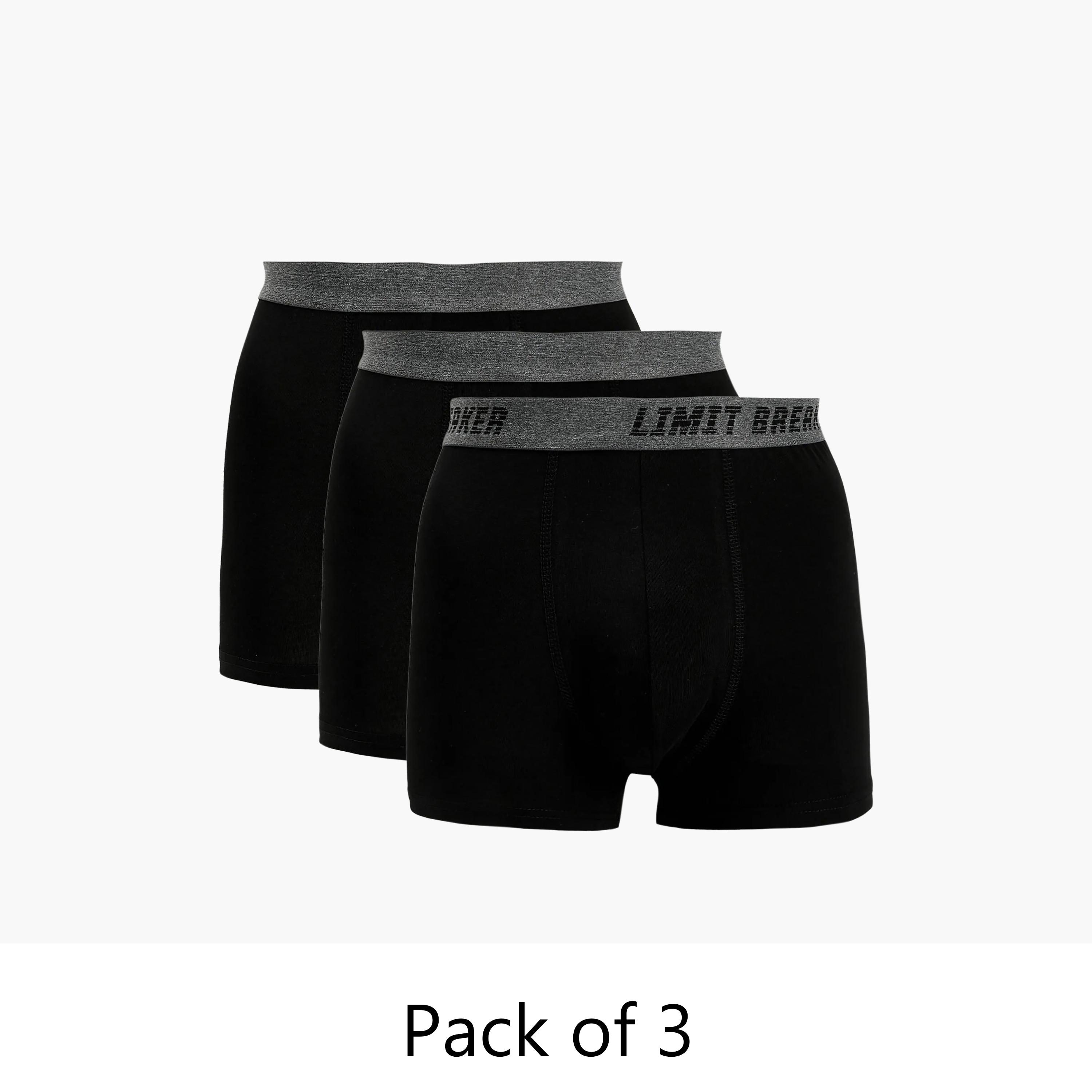 بوكسر بريف رجالي بحزام خصر بطبعة الماركة عبوة من 3 قطع من كوتون-men-clothing-innerwear-underwear-image-1
