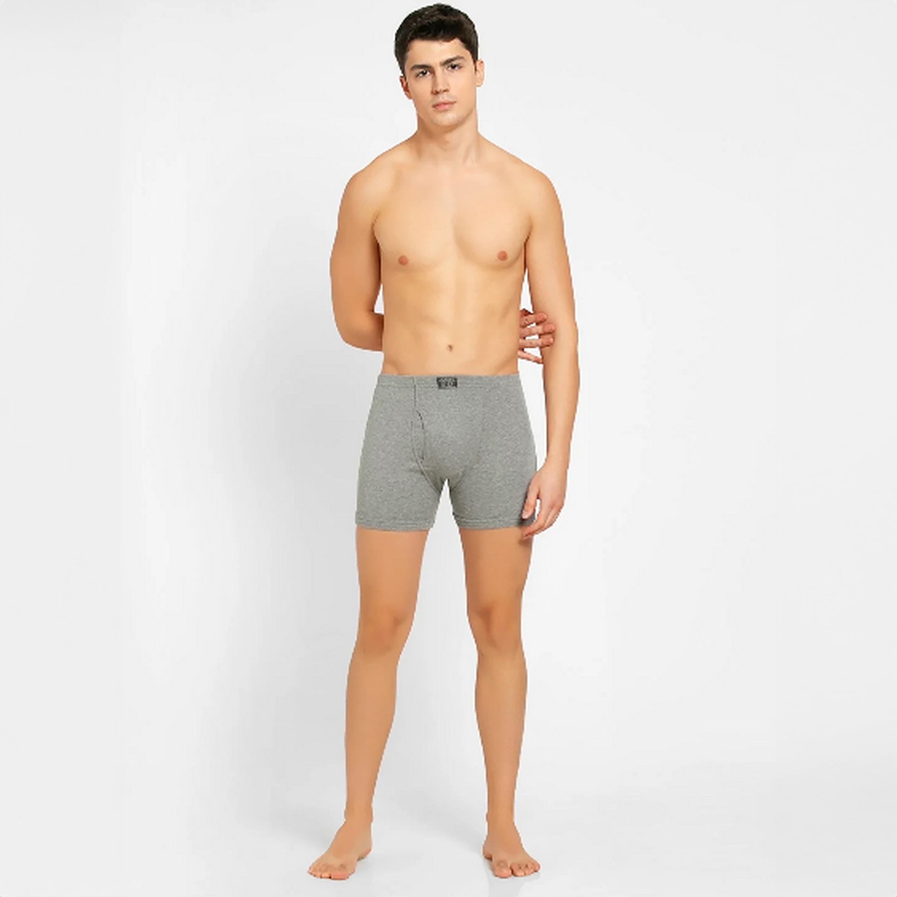 Jockey Assorted Pack of 2 Plain Men's Trunks-men-clothing-innerwear-underwear-image-2