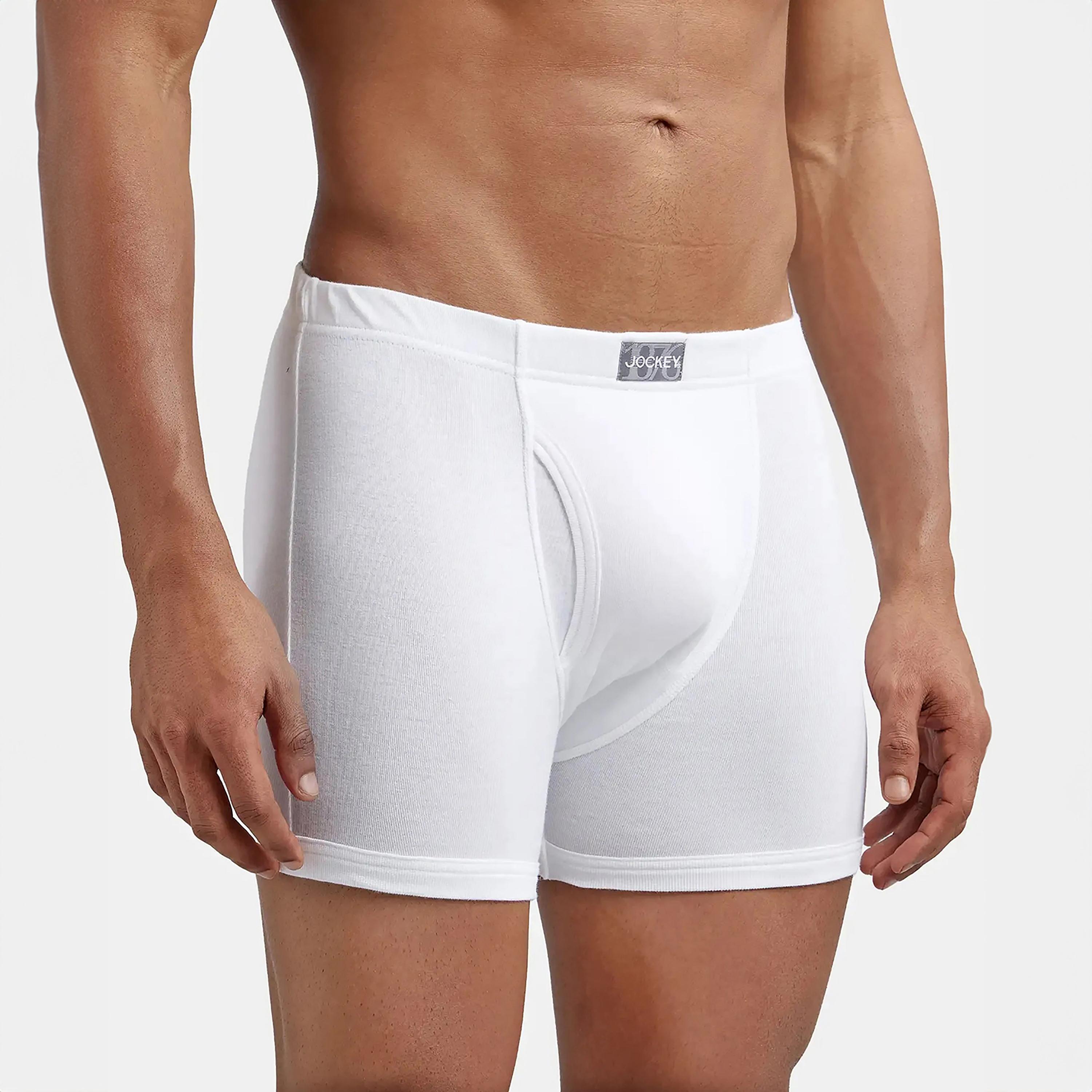 Jockey Pack of 2 Plain Men's Trunks-men-clothing-innerwear-underwear-image-4
