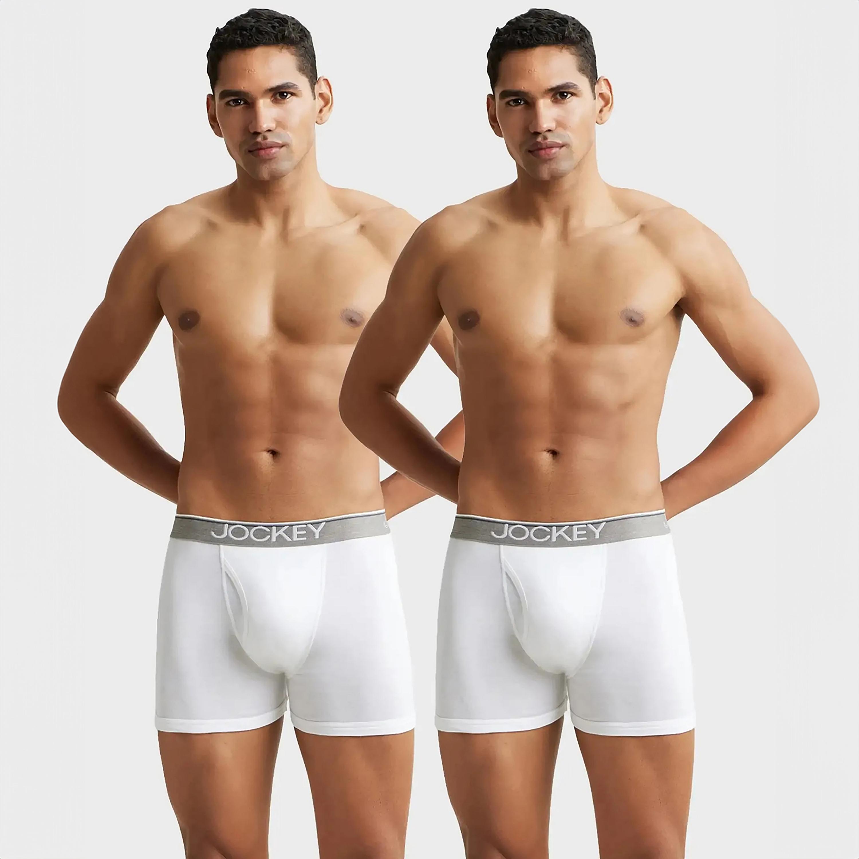 Jockey Pack of 2 Brand Print Waistband Men's Boxers-men-clothing-innerwear-underwear-image-2