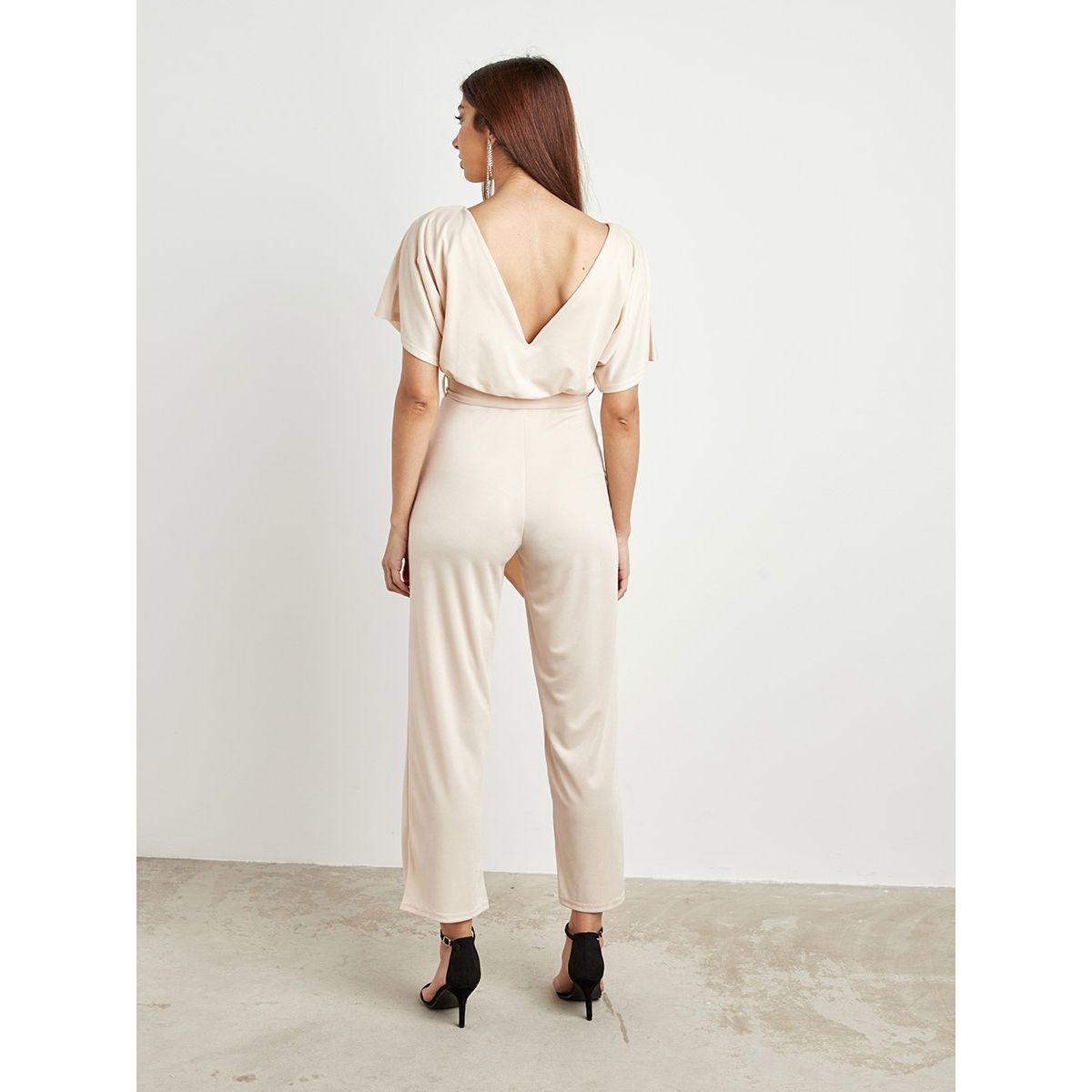 Styli Plain Batwing Sleeves Belted Jumpsuit with Wide Leg-women-clothing-jumpsuits-image-7