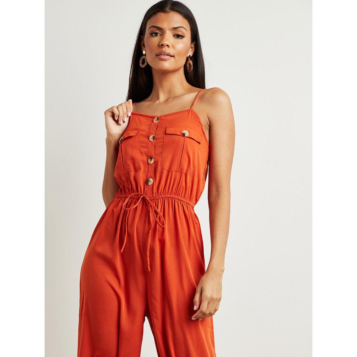 أفرول بجيوب أمامية ورباط خصر من ستايلي-women-clothing-jumpsuits-image-3