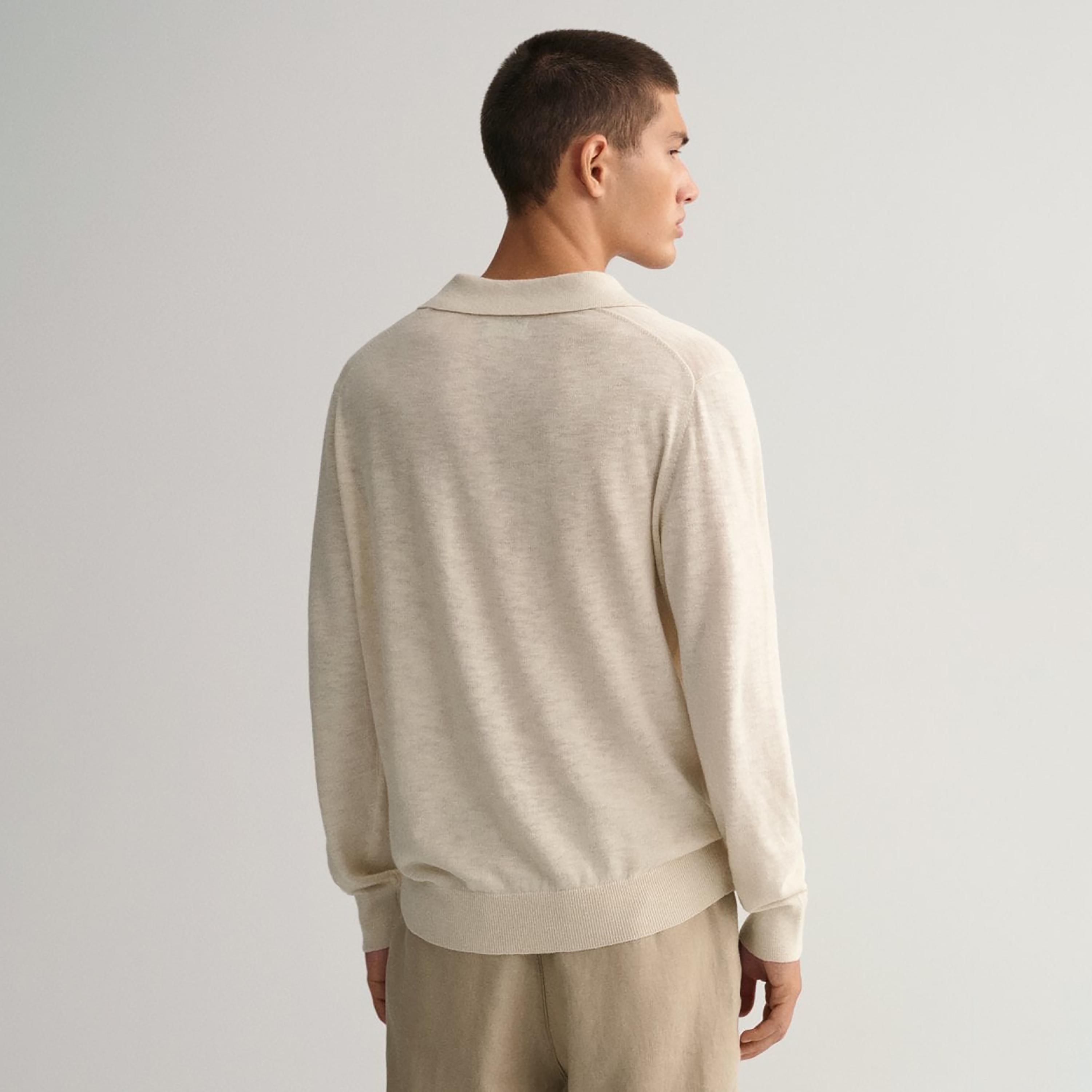 Gant Logo Detail Collared Long Sleeves Sweater-men-clothing-sweatersandpullovers-image-4