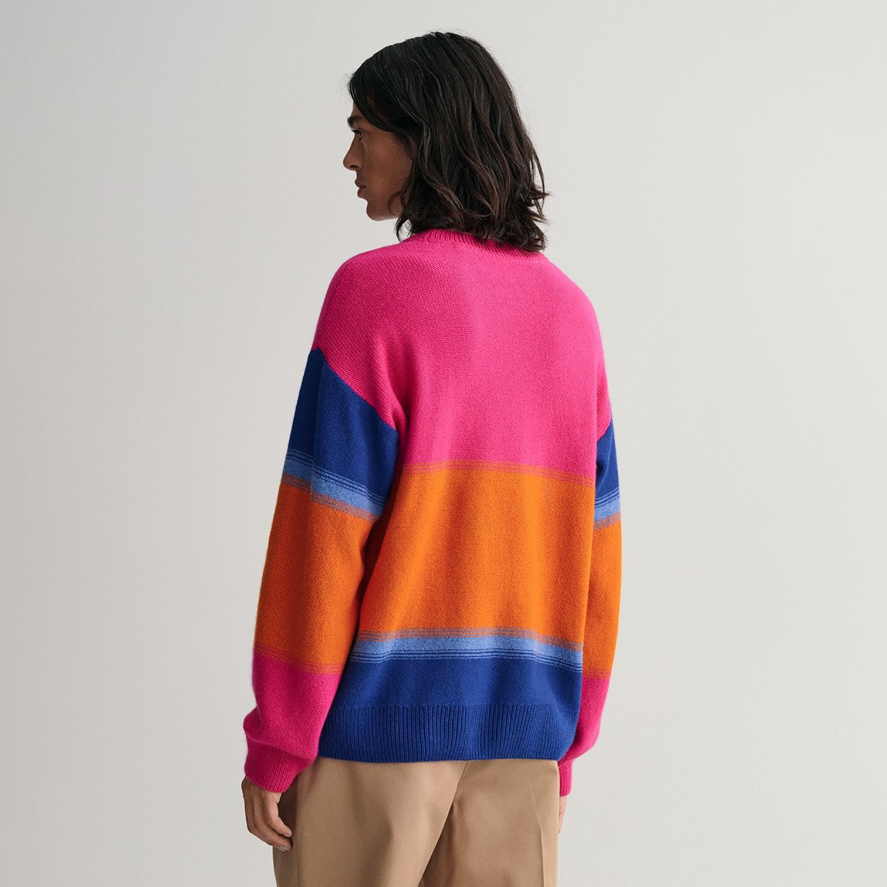 Gant Colour Block Crew Neck Long Sleeves Sweater-men-clothing-sweatersandpullovers-image-4